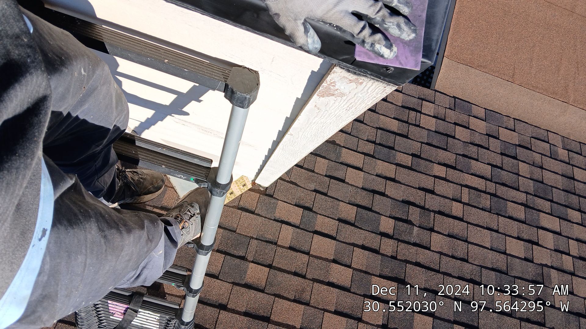 Hutto Residential Roofing Replacement with OSB Sheathing and Trim Repair by Caliber Restoration LLC