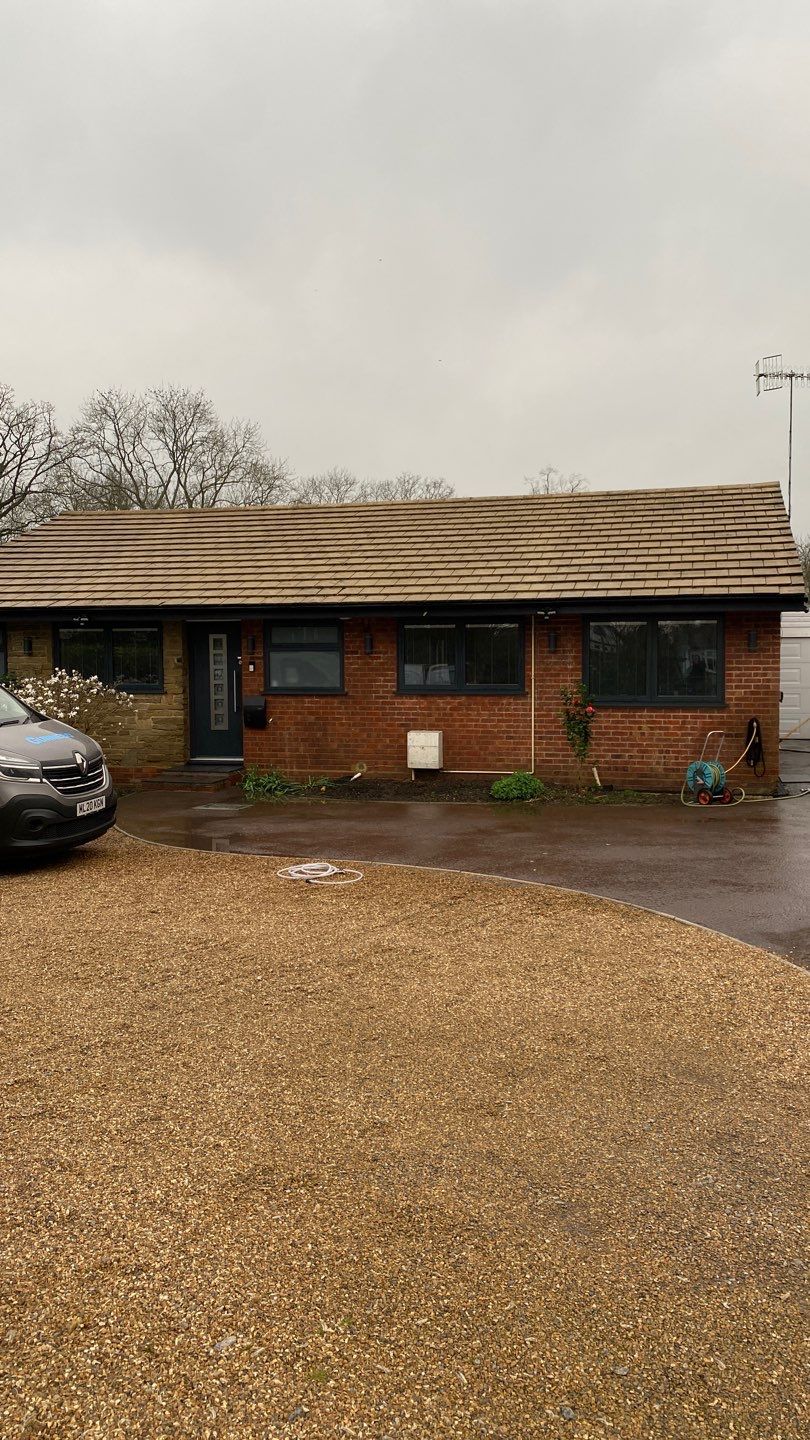 Roof Clean using Honda 15lpm Low Pressure Washing Machine by Ges Exterior Cleaning ltd
