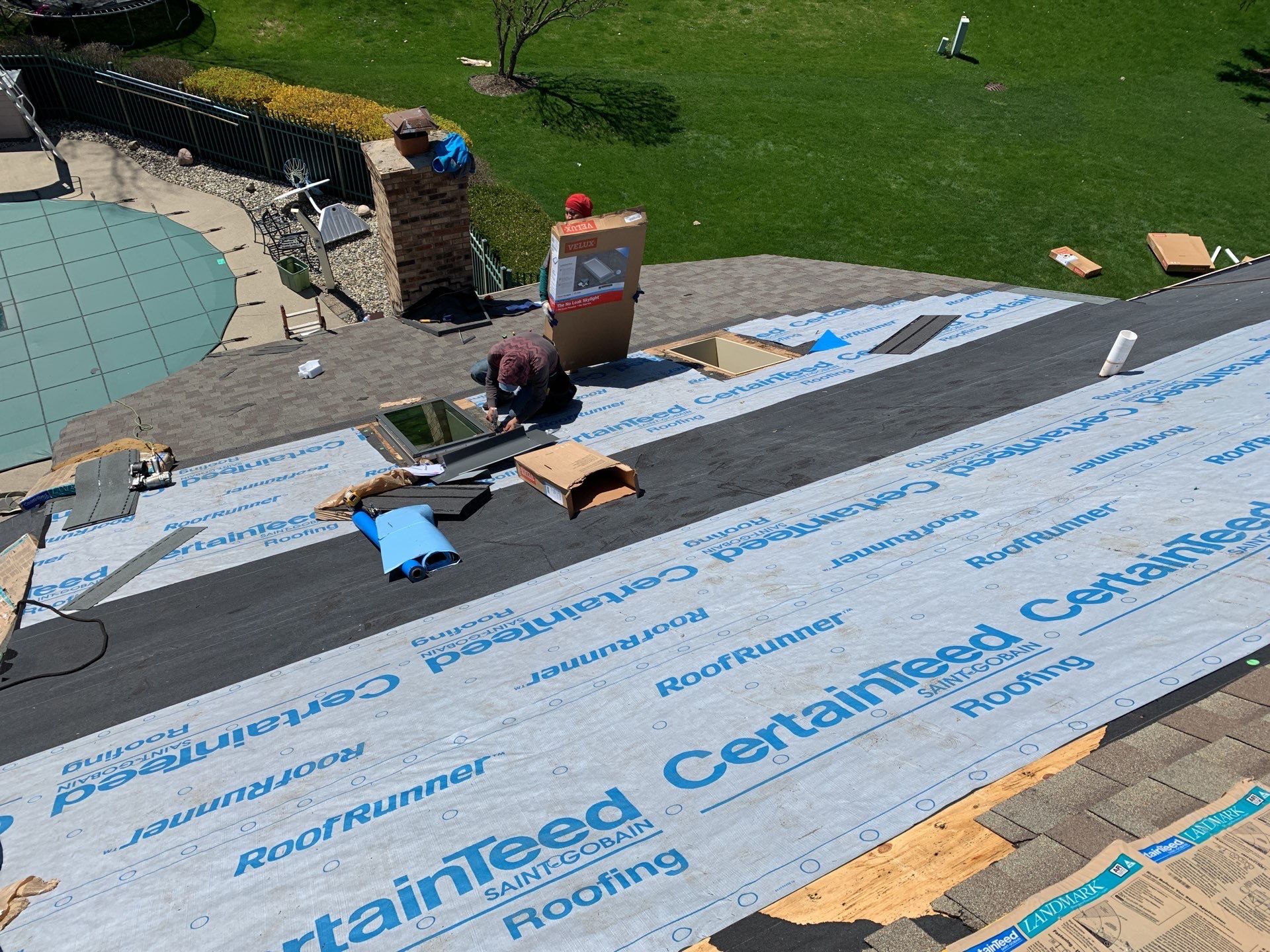 Roof Replacement using CertainTeed Landmark by 180 Contractors