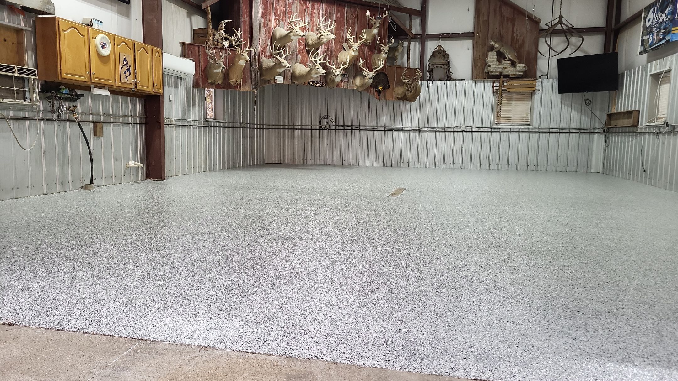 Oh DEER a New Floor Coating!  by Revival Concrete Coatings