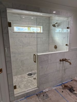 Frameless Shower Install 