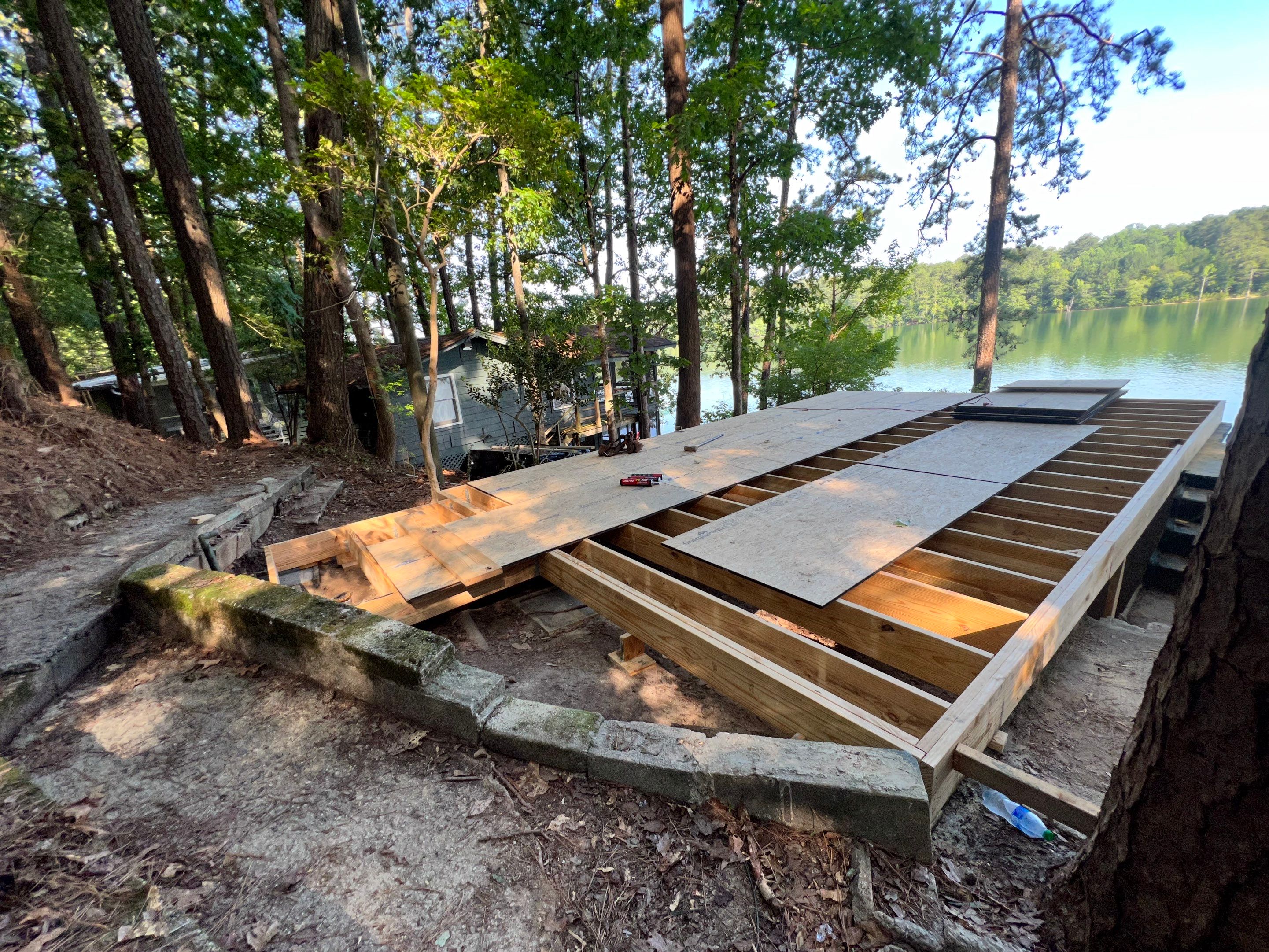 Lakefront Room Addition and Custom Deck Build in Acworth by Swift Home Renovations 