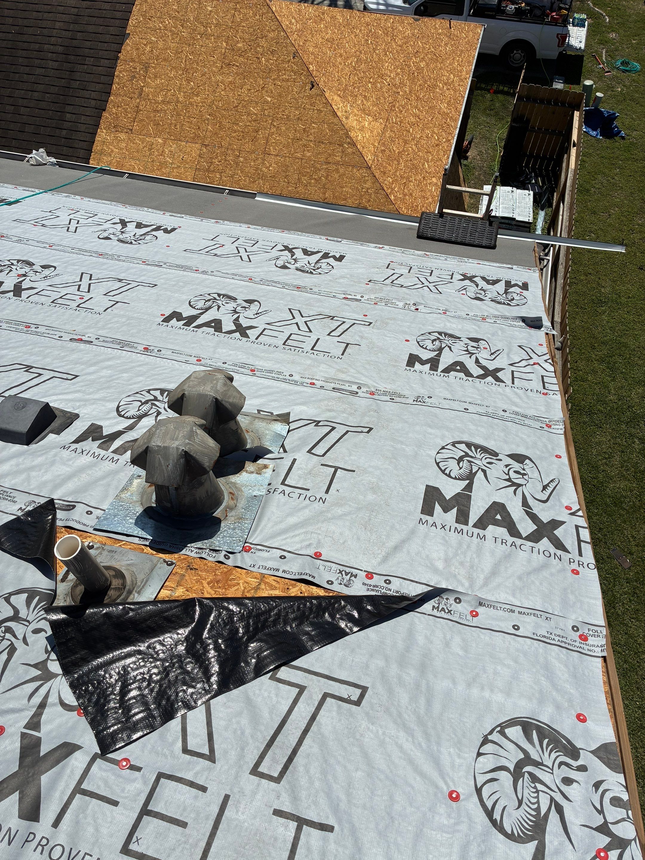 Townhome Reroof by Berry Good Roofing
