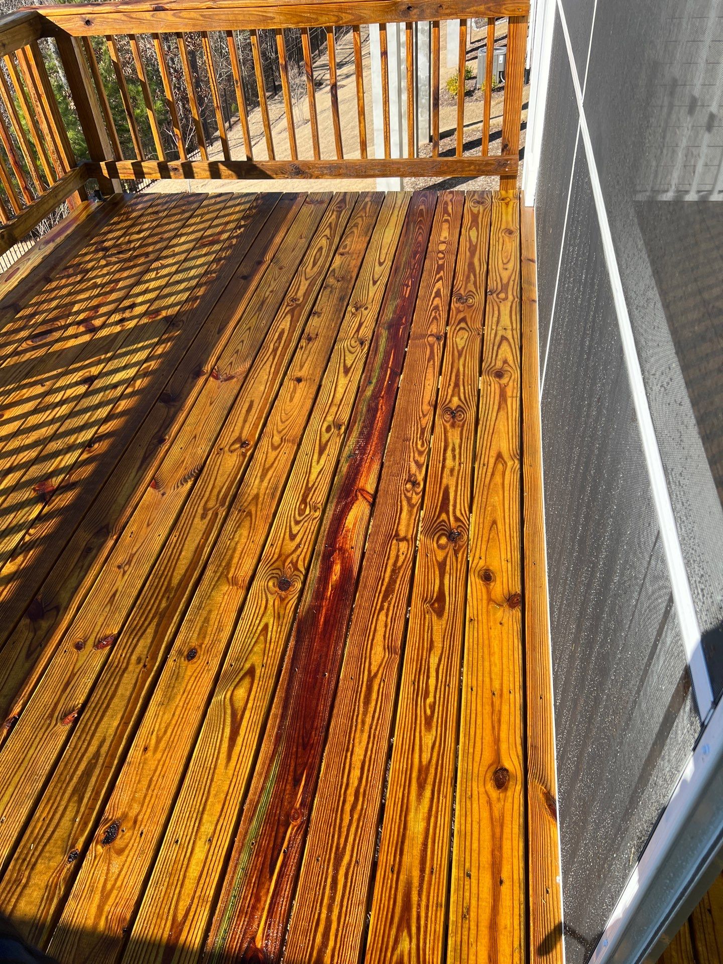 Coated Deck using Wood Sealant by DuraSeal
