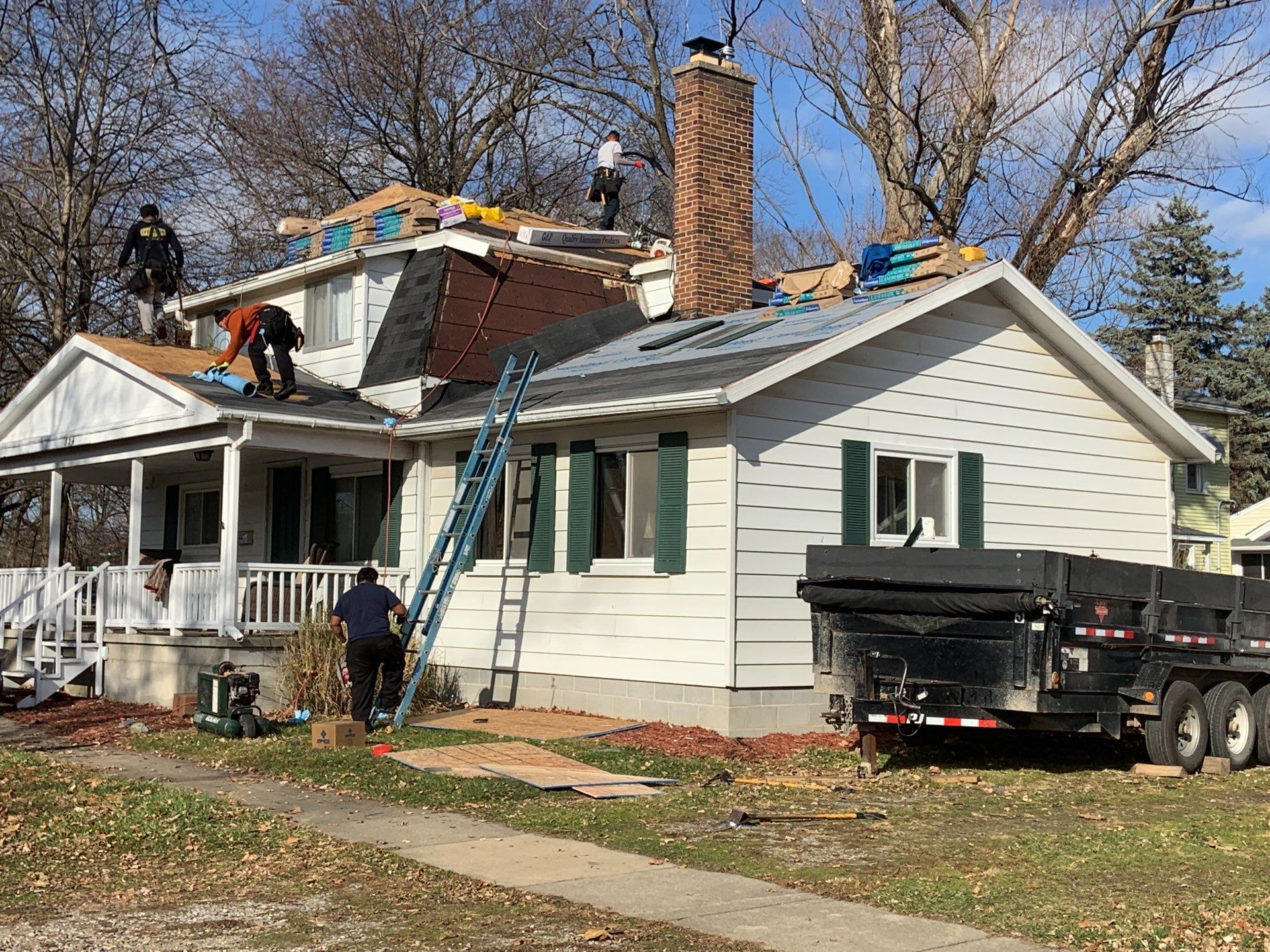 Roof Replacement using CertainTeed Landmark by 180 Contractors
