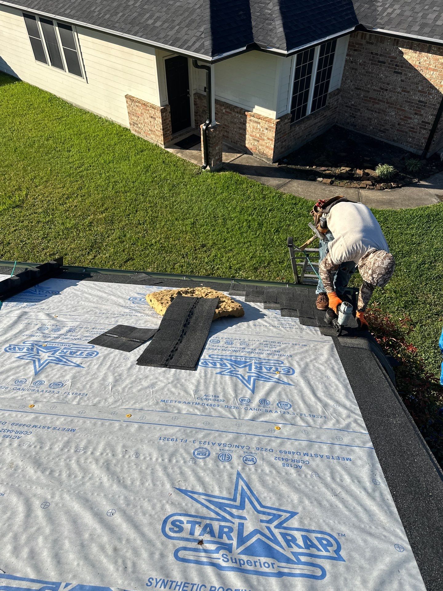 Project in Houston by Motion Roofing