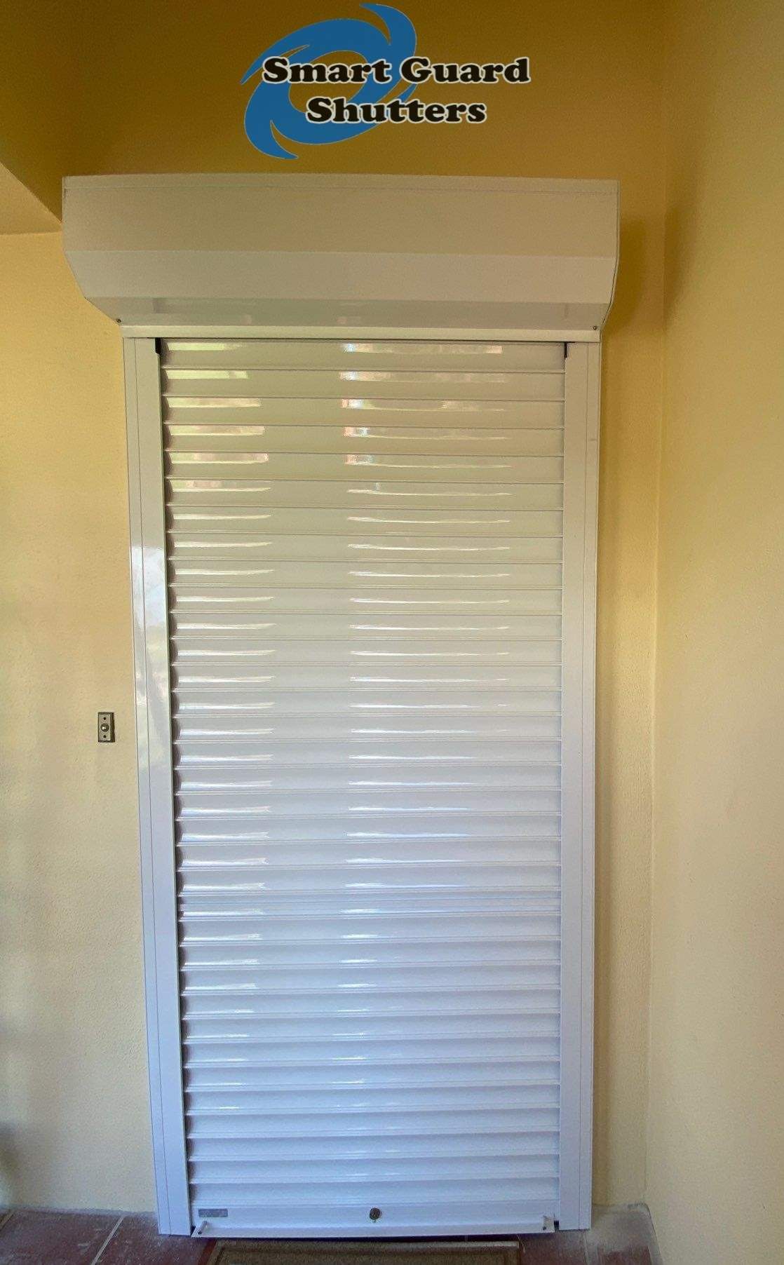 Rolling Shutters in White by Smart Guard Shutters