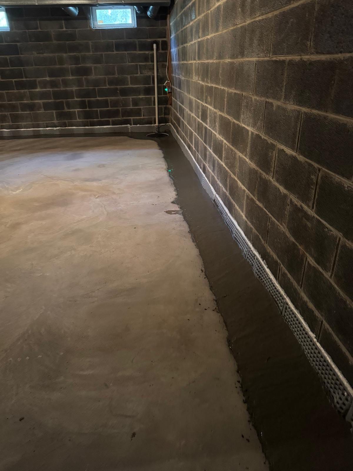 Interior French Drain West Orange, New Jersey by Pure Service Pro, LLC 