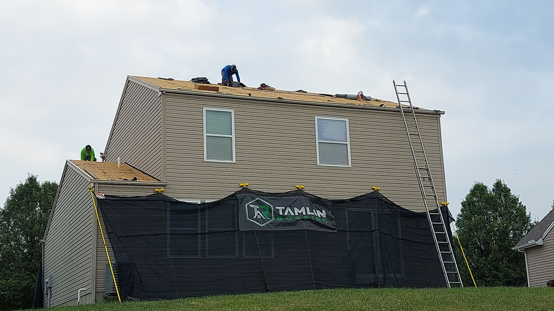 Roof paid for by insurance-Weathered Shadow by Tamlin Roofing