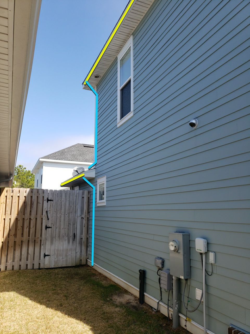 Gutter Installation Using White K-Style 6 Inch Seamless Gutters by Gutter Professors