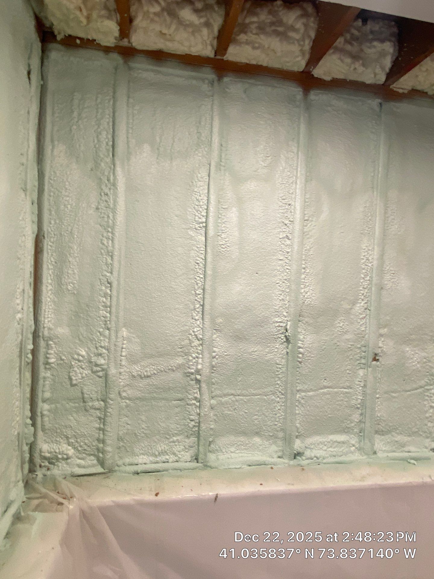 Exterior Walls Using Closed-Cell Spray Foam by NYS Foam & Energy