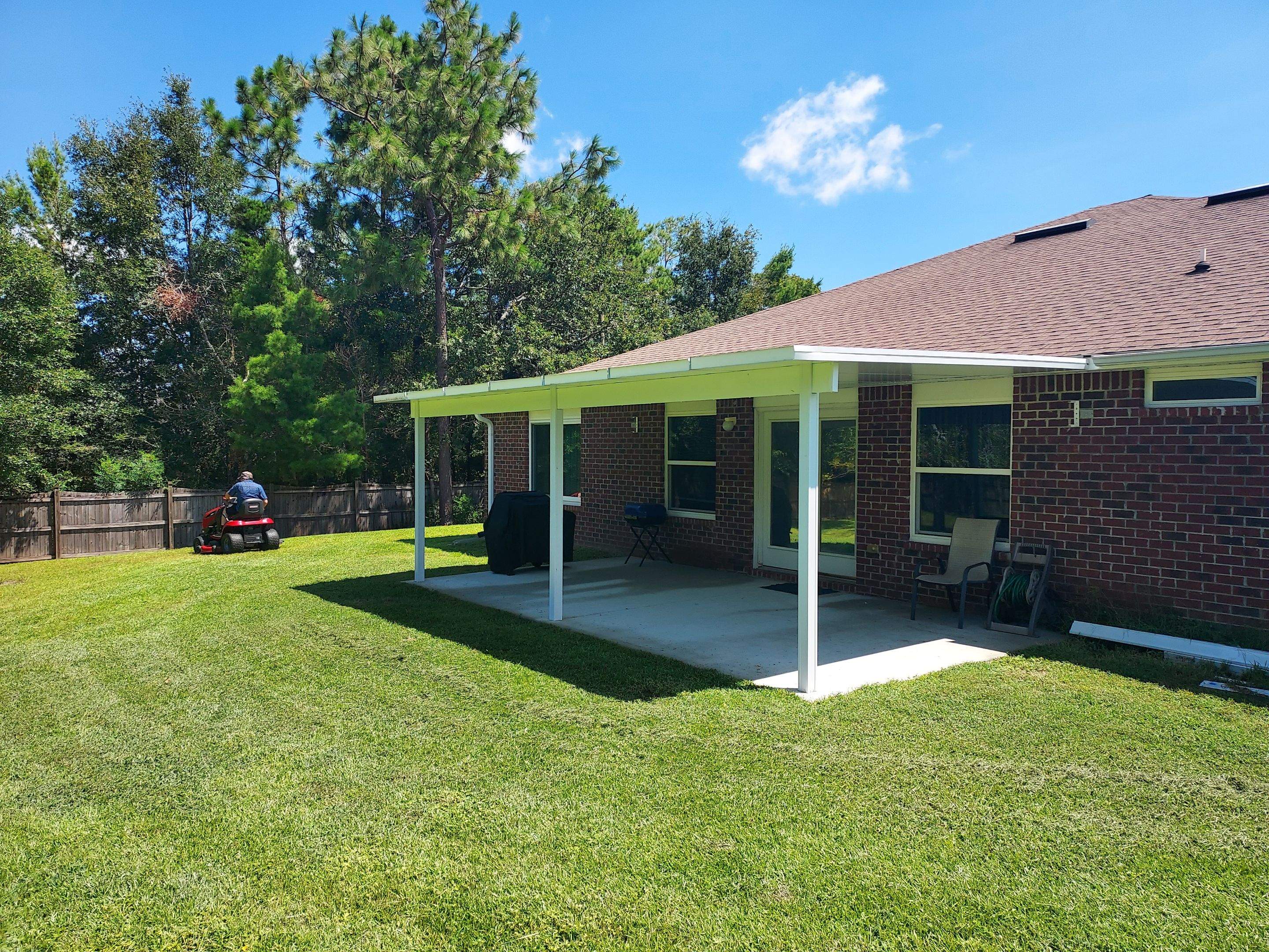 Patio Cover using Colorbeam by Titan Sunrooms