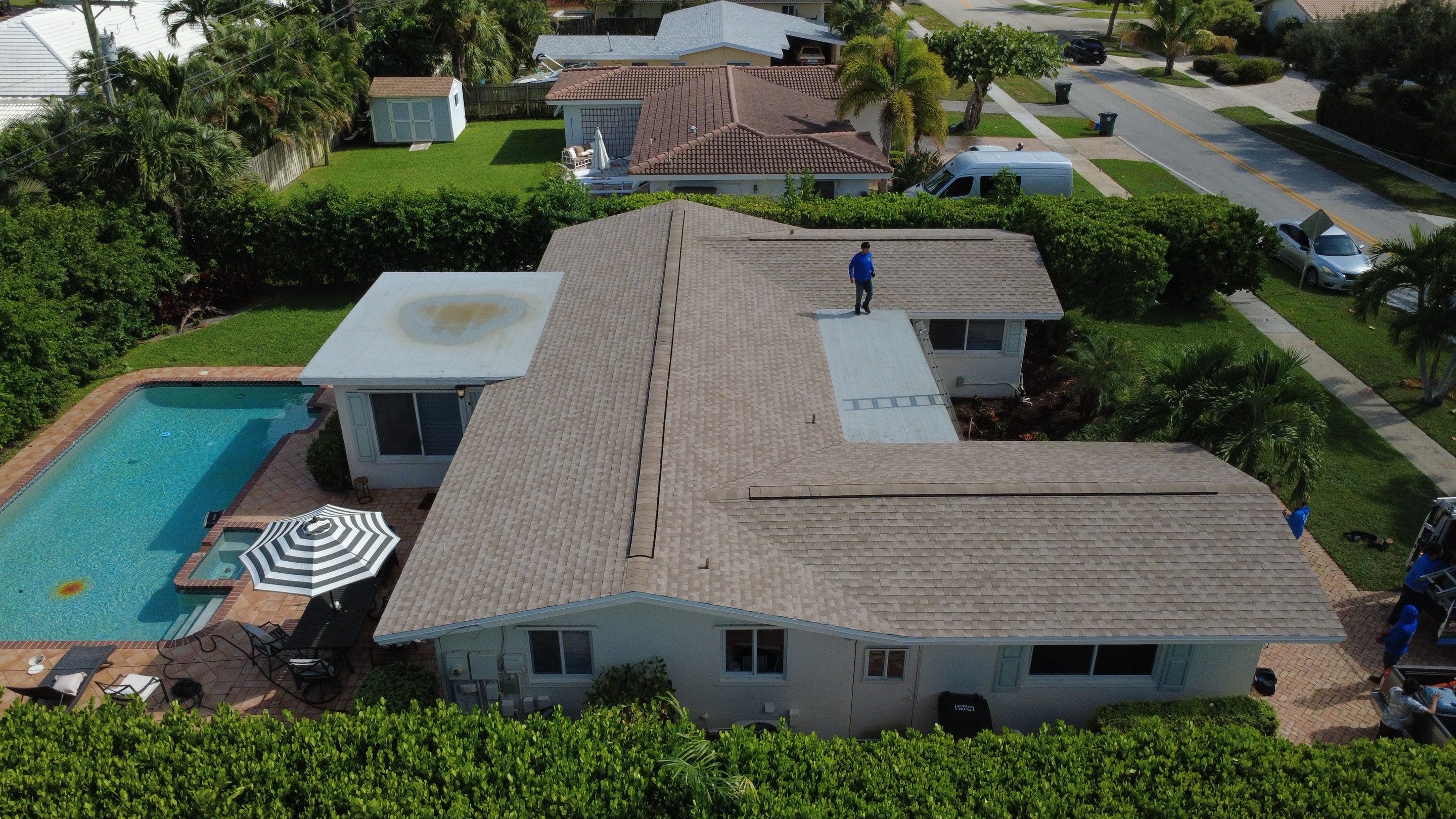 Residential Roofing Installation using GAF by BLUES BROTHERS ROOFING