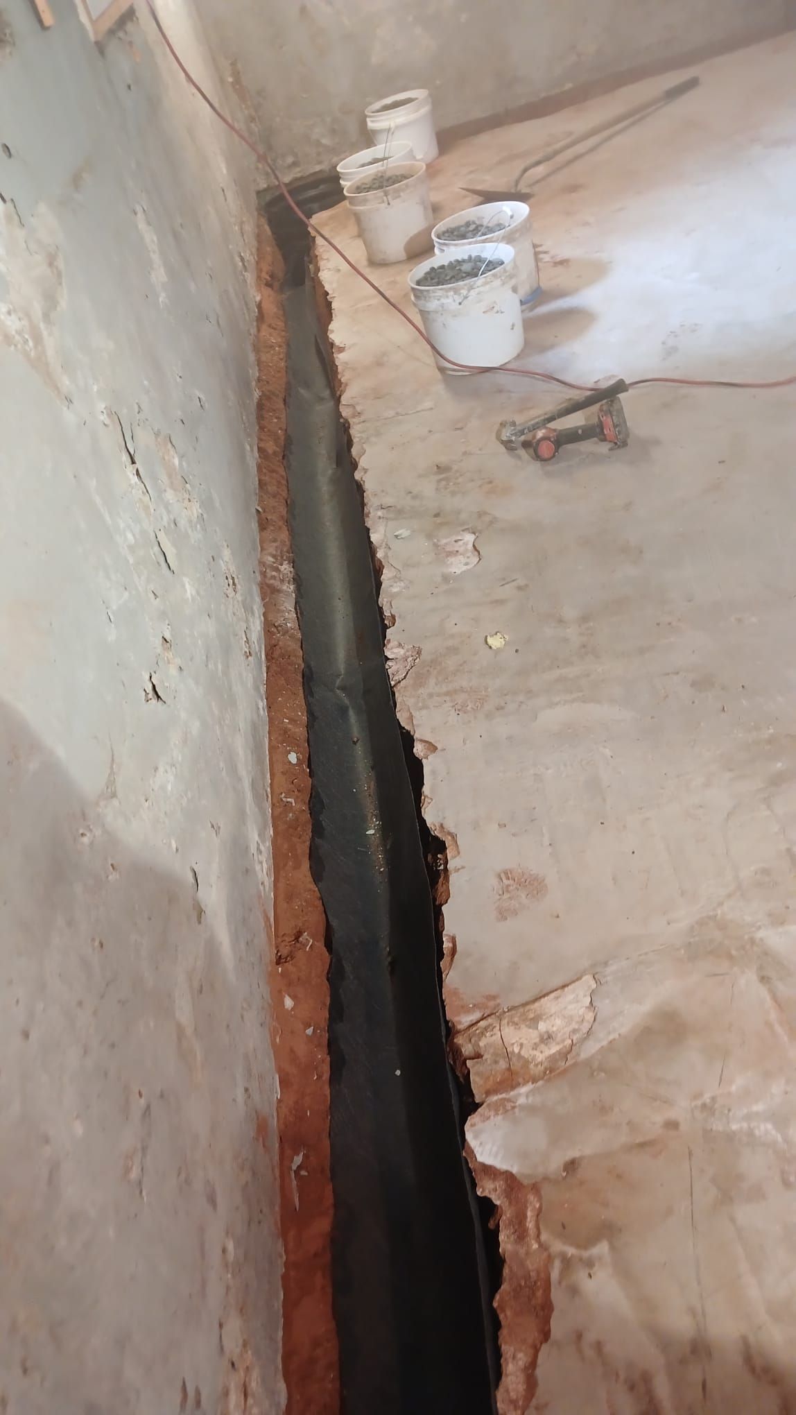 Interior French Drain &. Mold Remediation Dunnellen NJ  by Pure Service Pro, LLC 