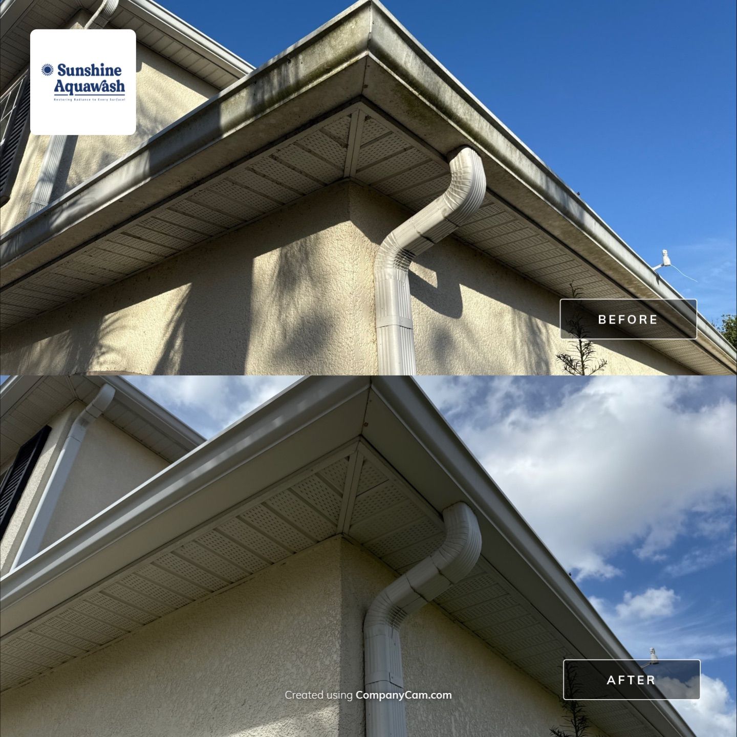 Barrington Ridge 2-Story House & Driveway Cleaning – Before & After Transformation! by Sunshine AquaWash