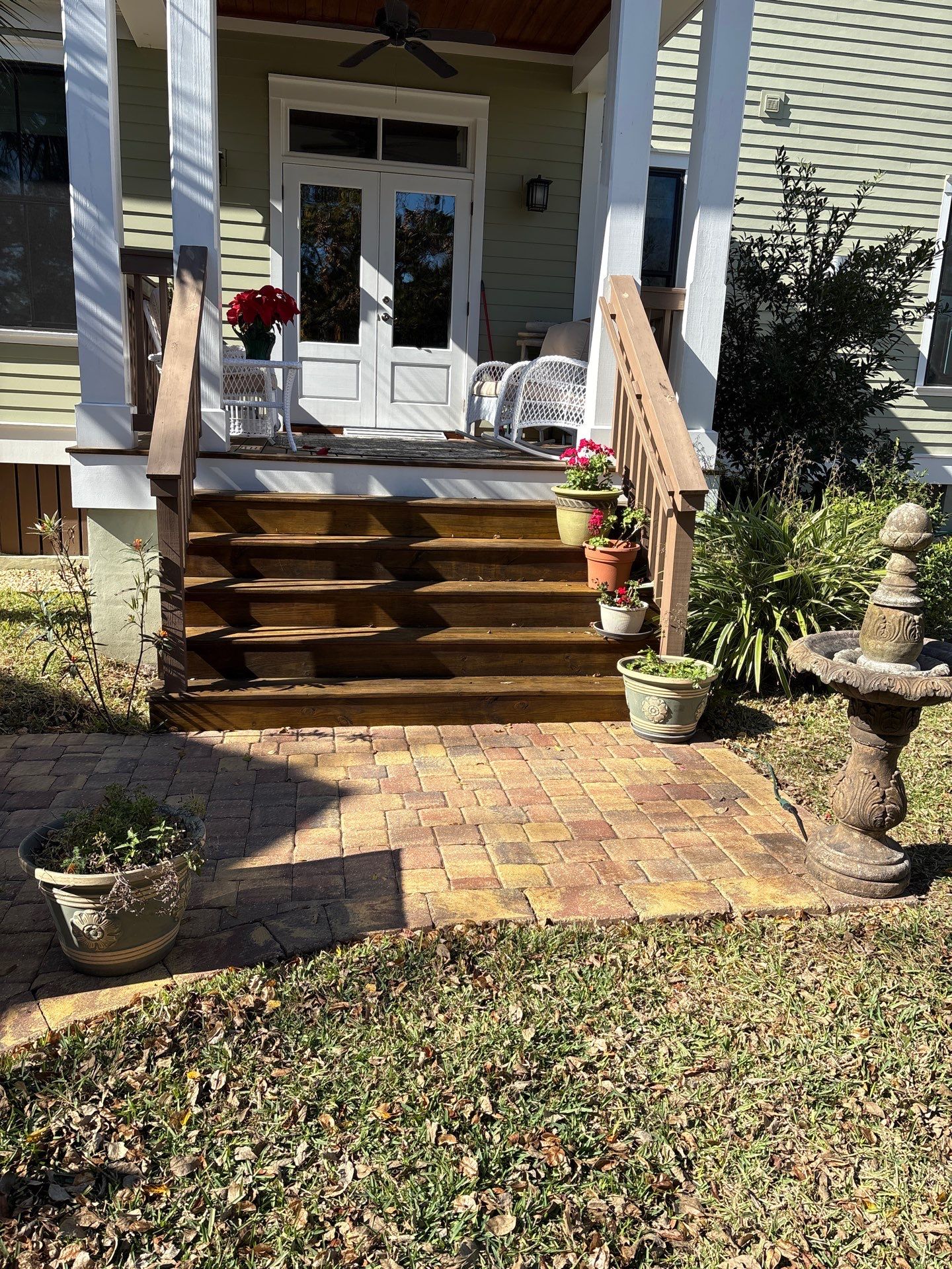 Paver Driveway using Wet Look TopCoat by DuraSeal