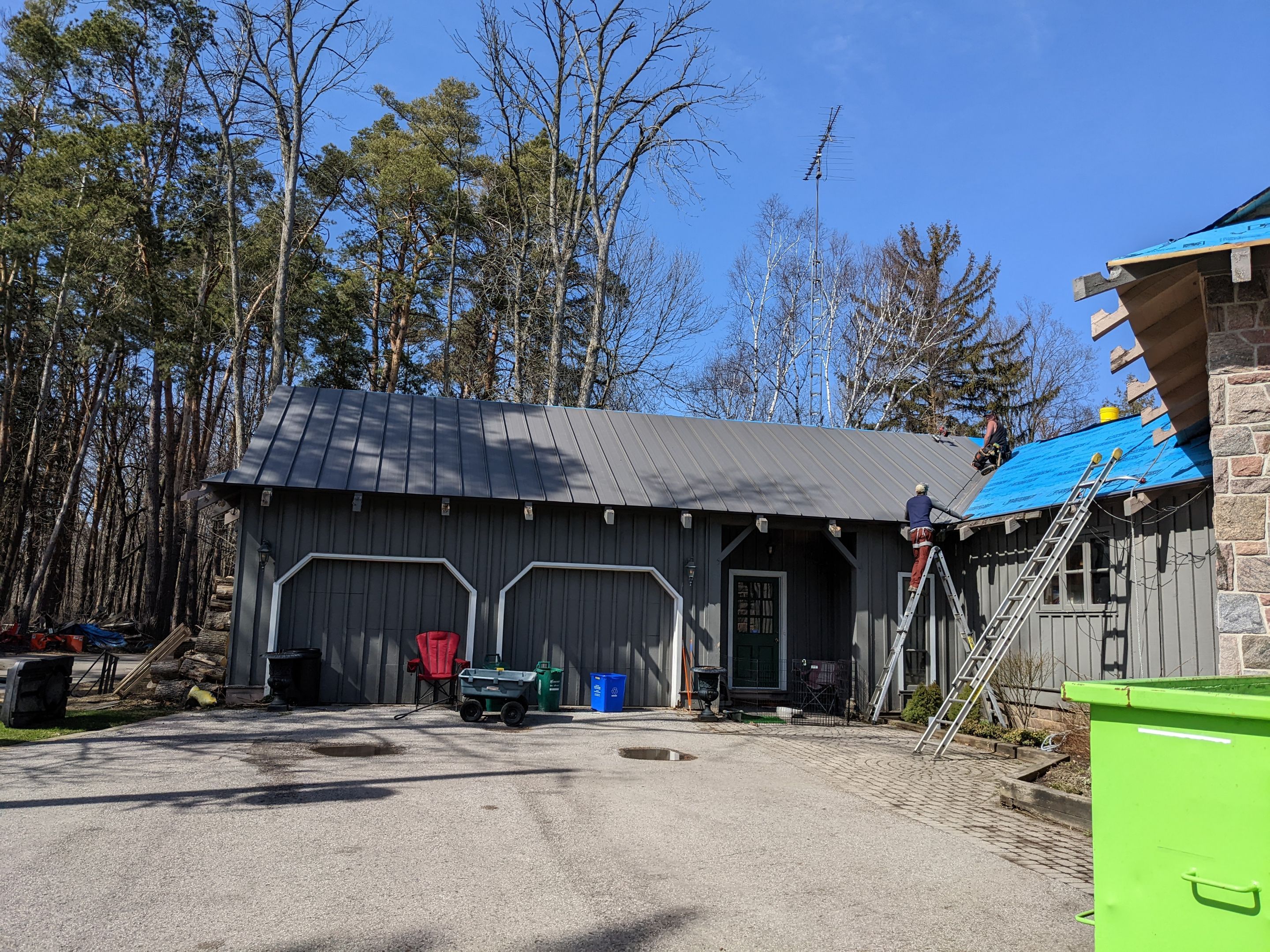 New Roof Installation using 16" Standing Seam Panels by Jay Carter Roofing & Sheet Metal