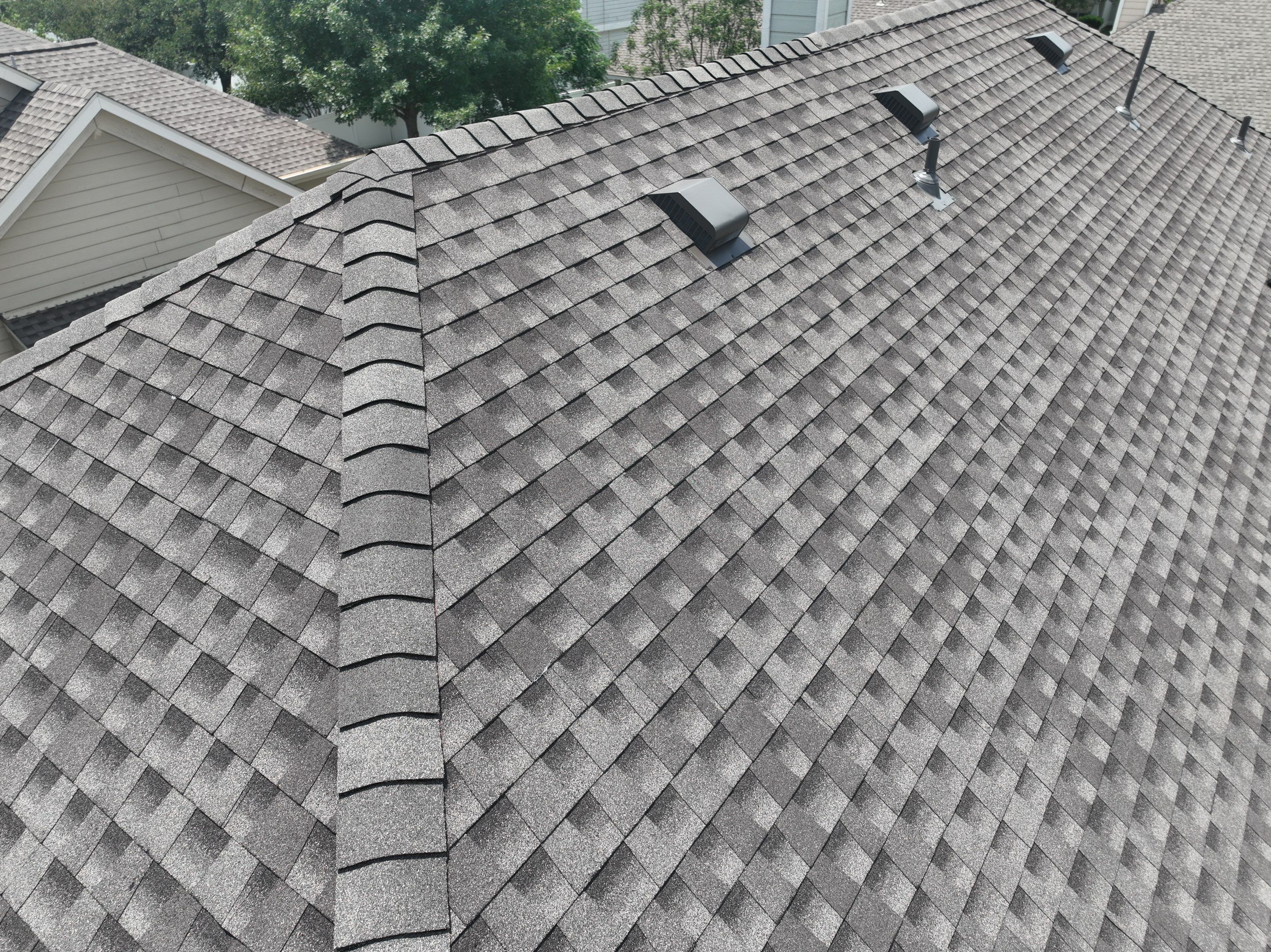 Residential Roofing Installation using GAF Timberline HDZ Weathered Wood by OneSource Roofing and Restoration