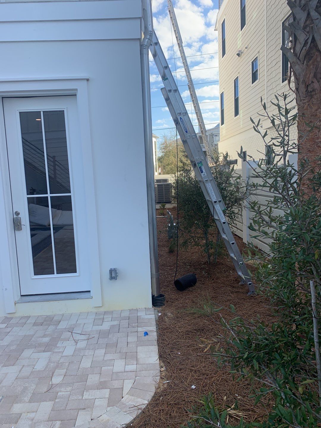 Half-Round Gutters in Galvalume Color in Santa Rosa Beach FL by Gutter Professors