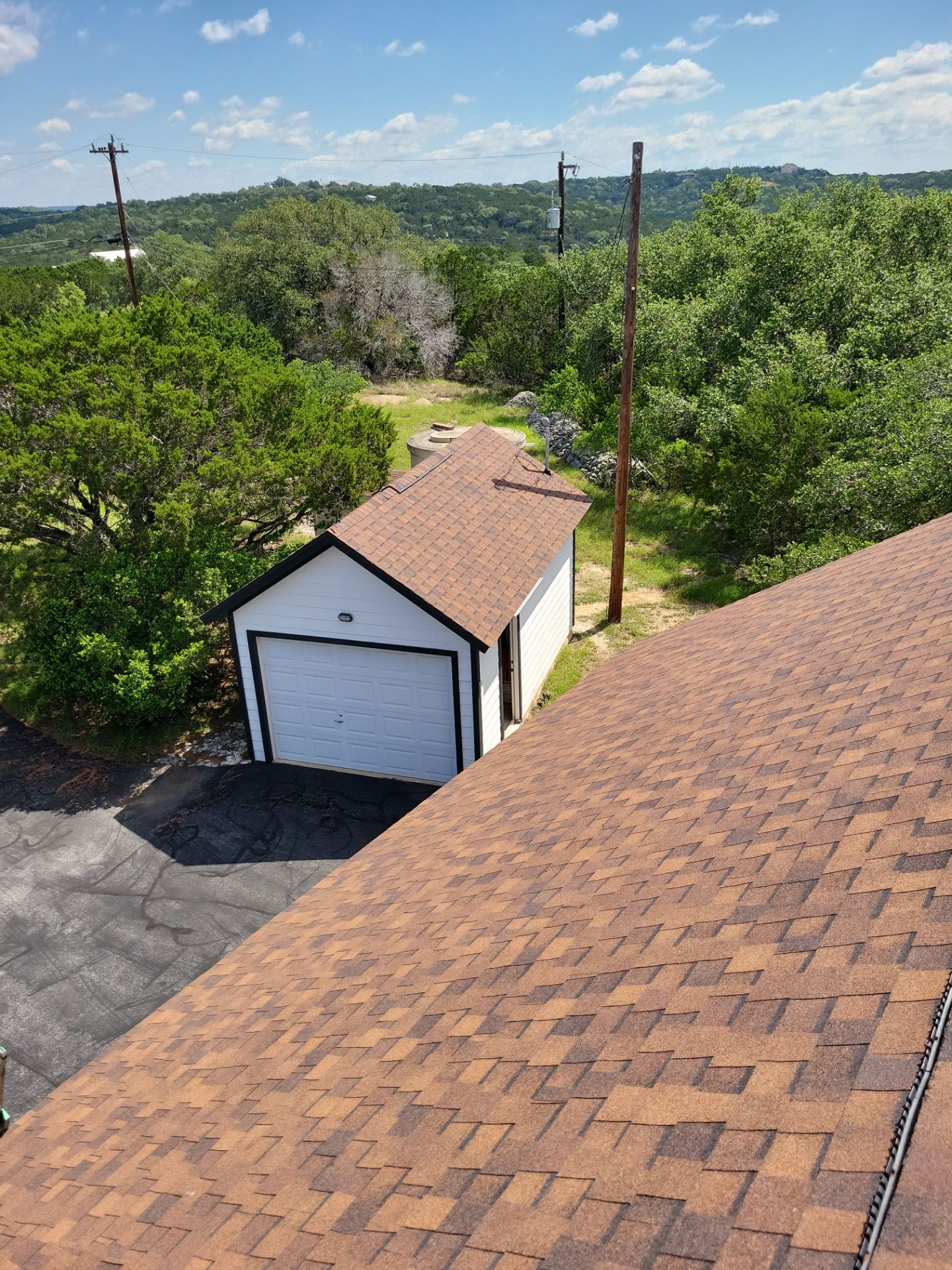Architectural Shingle Roof Replacement for San Antonio Brick Home by Heaven Sent Roofing, LLC