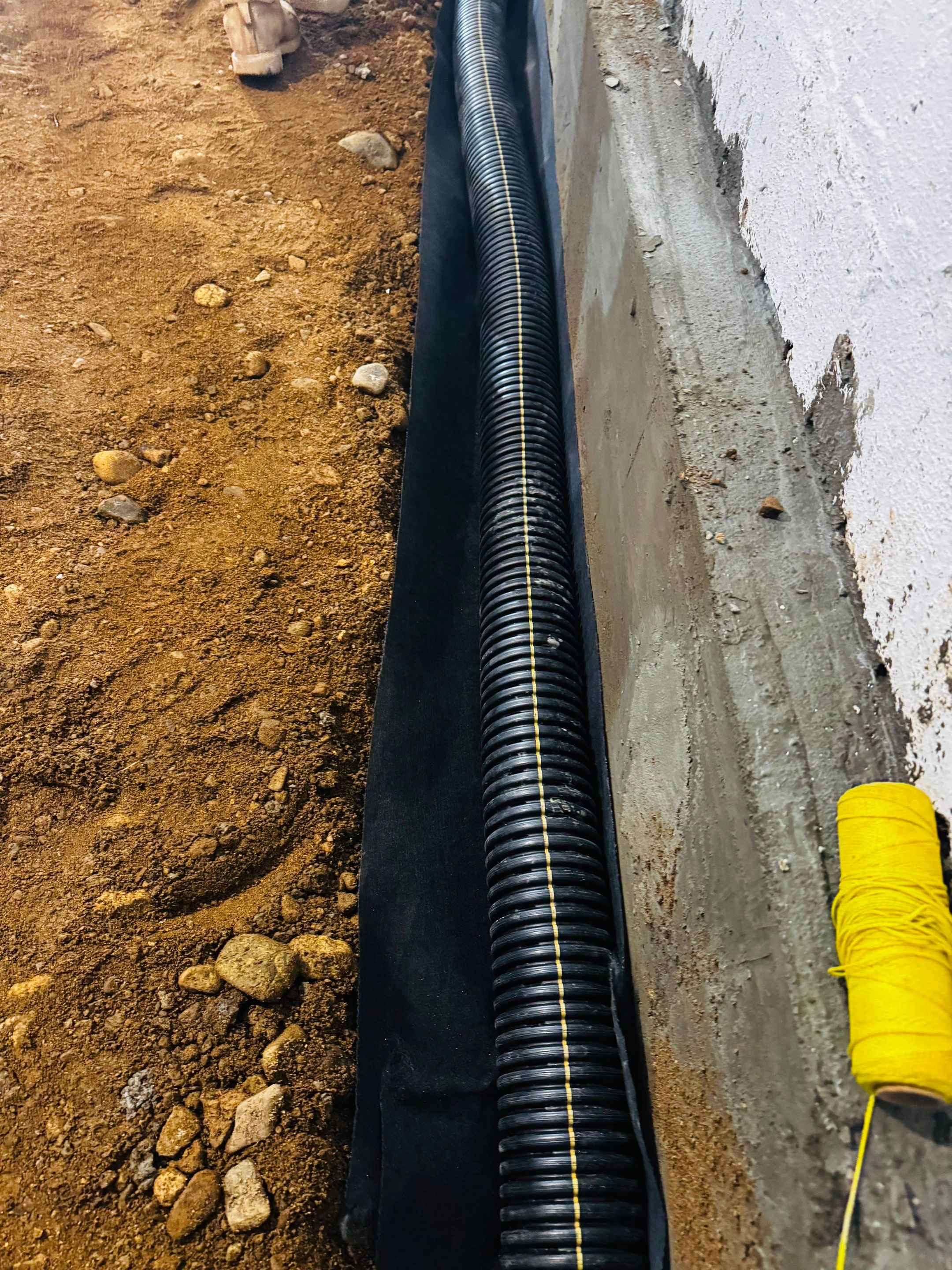 Concrete Floor Replacement and Interior French Drain Project in Morris Plains, New Jersey by Pure Service Pro, LLC 