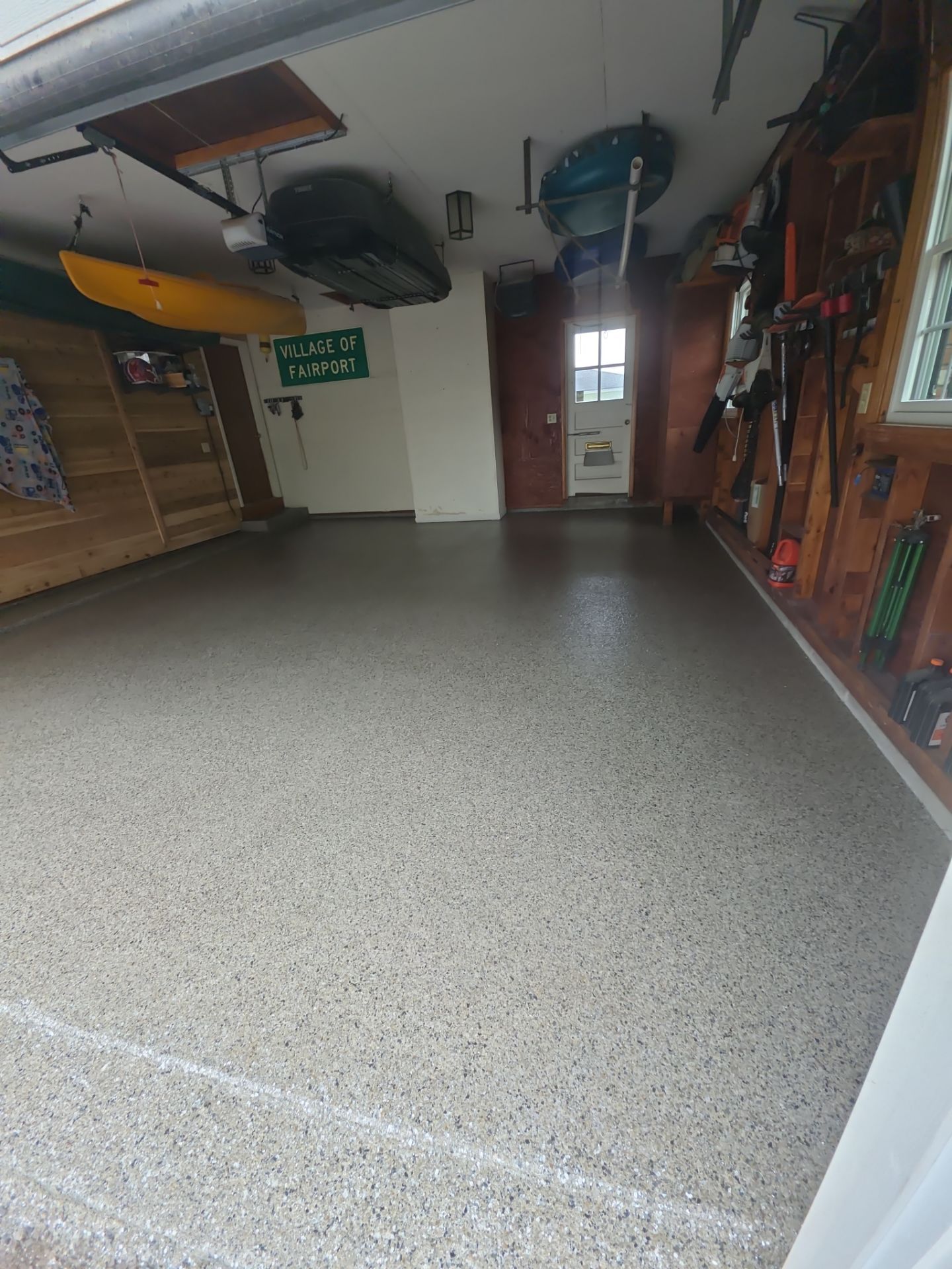 Vintage Bedstone Garage Coating by NG Masonry & Construction LLC