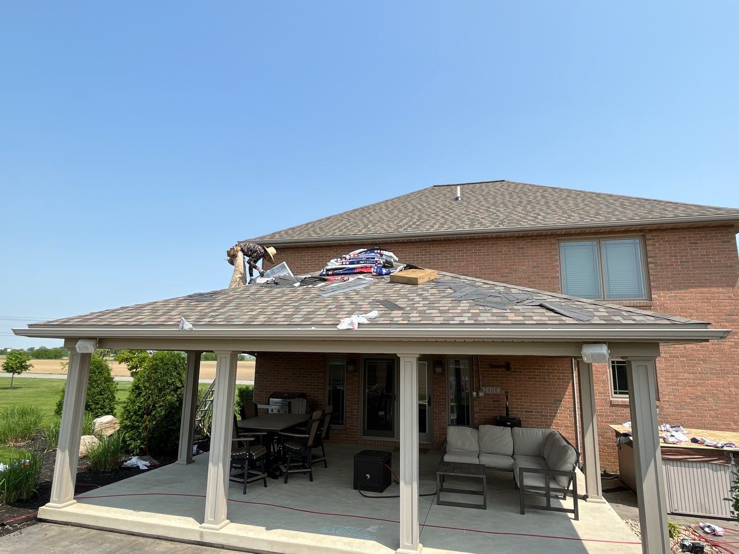 Residential Roofing Installation using GAF Timberline HDZ Cedar Falls by Nitro Roofing and Construction