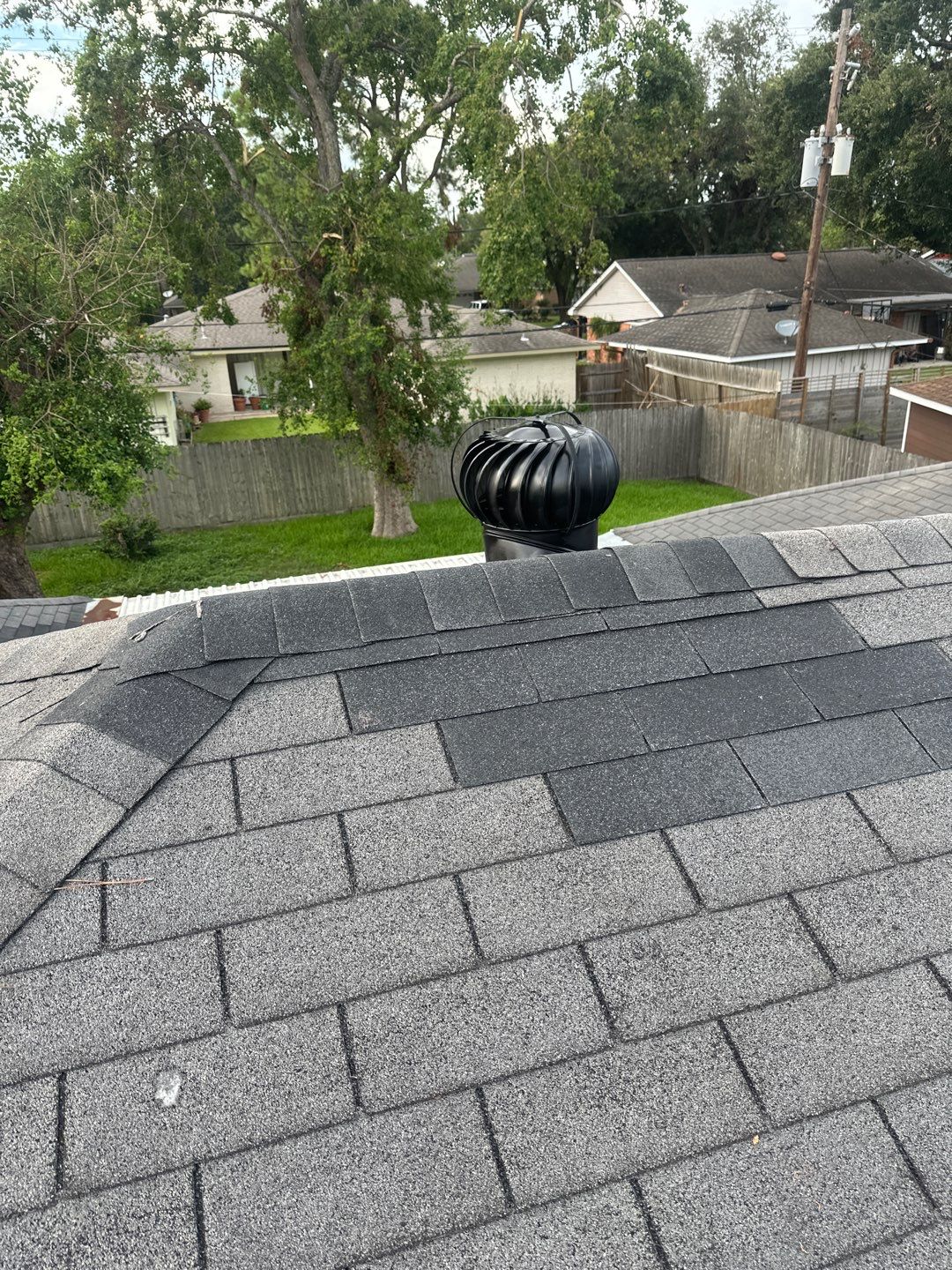Hail Damage using Owen's Corning Duration (Lifetime) Shingles by Roof Repair Company