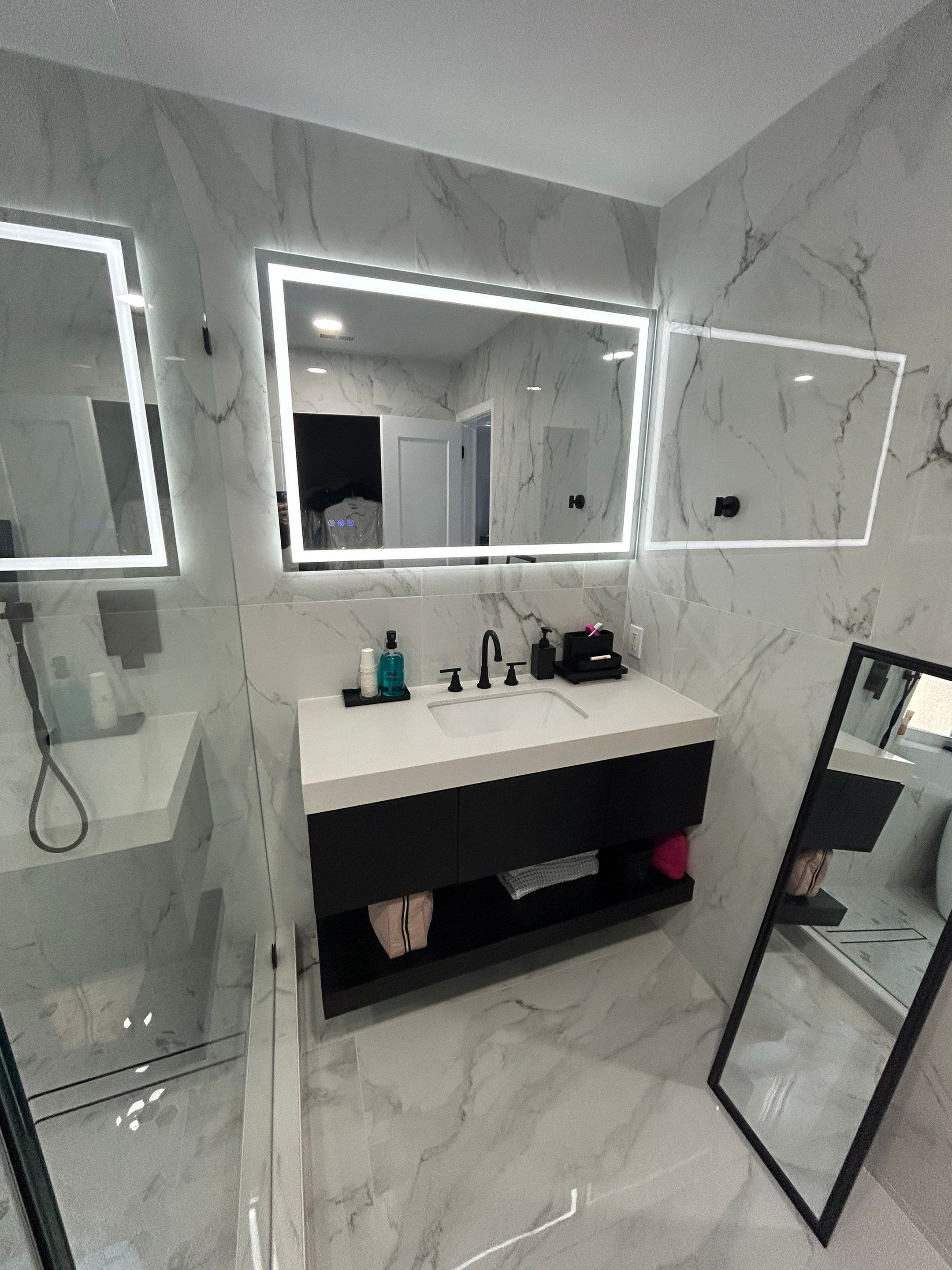 Master Bathroom, Children's Bathroom, and Fireplace Renovation by urban green energy llc