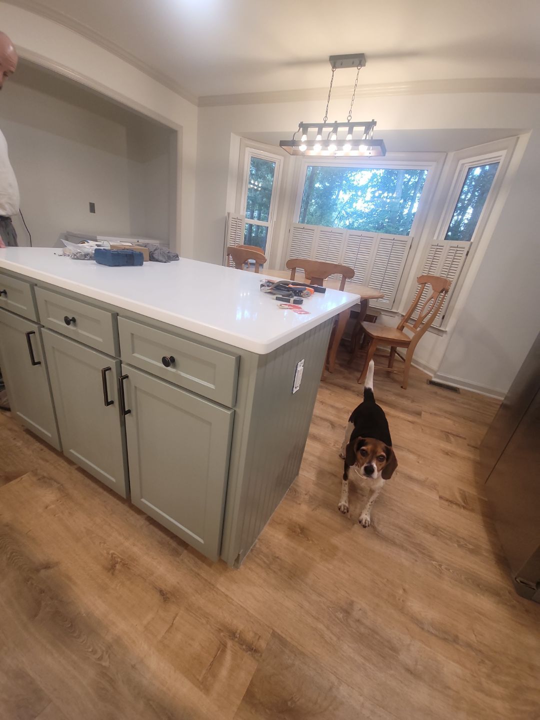 A Pathway to Personality – A Two-Tone Kitchen Transformation in Apex by Elite Remodeling and Design LLC