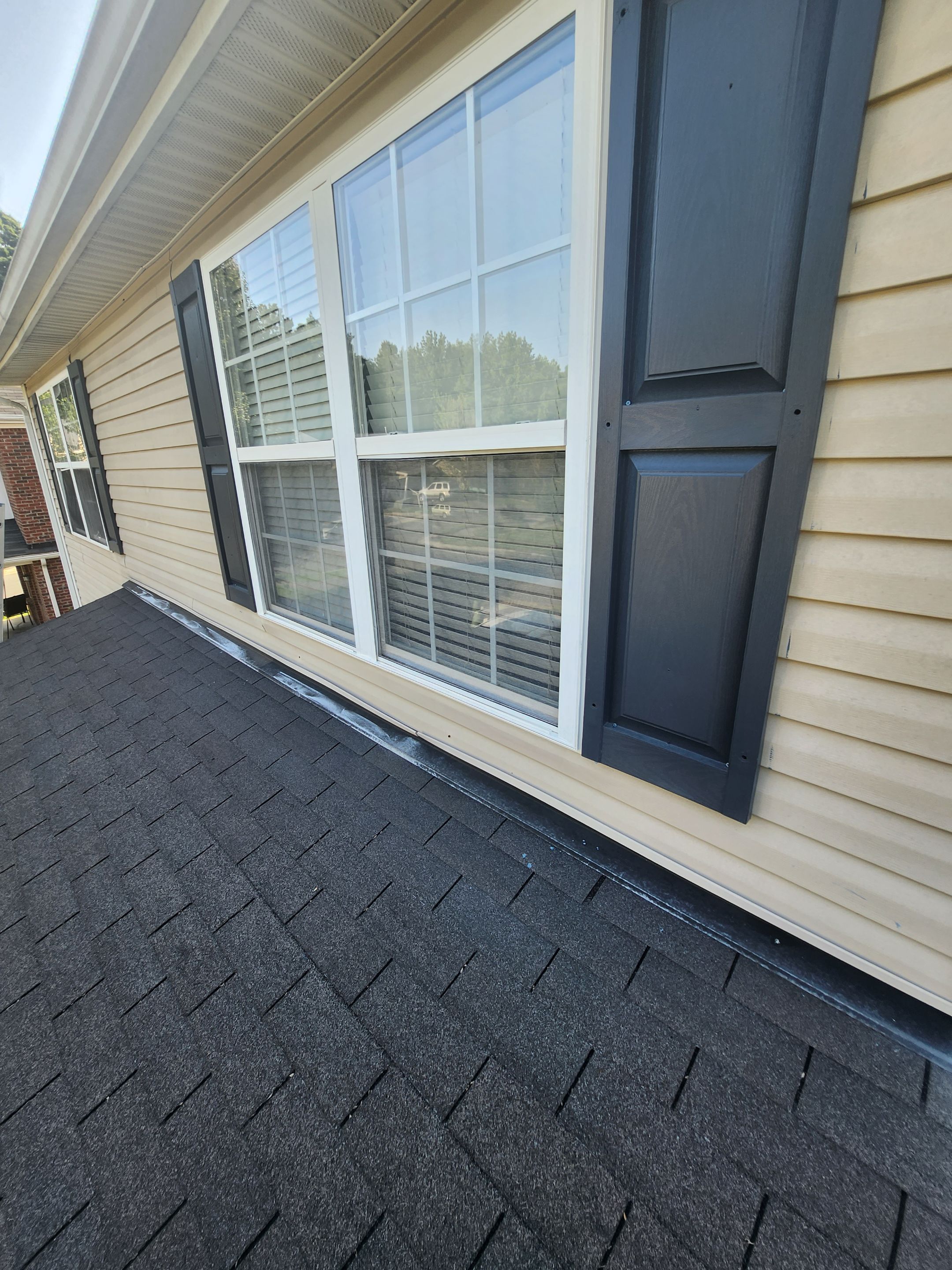 Roof replacement and interior repair by hail damage by Just Brilliant Restoration JBR