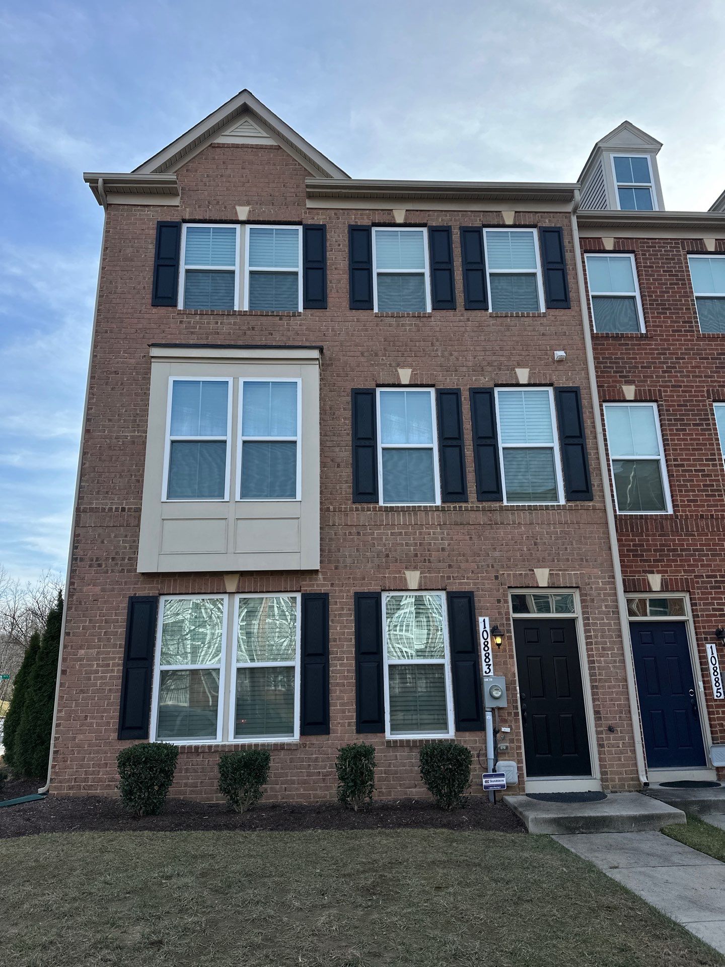 Black Shutters using Mid America Raised Panel by ExteriorPros