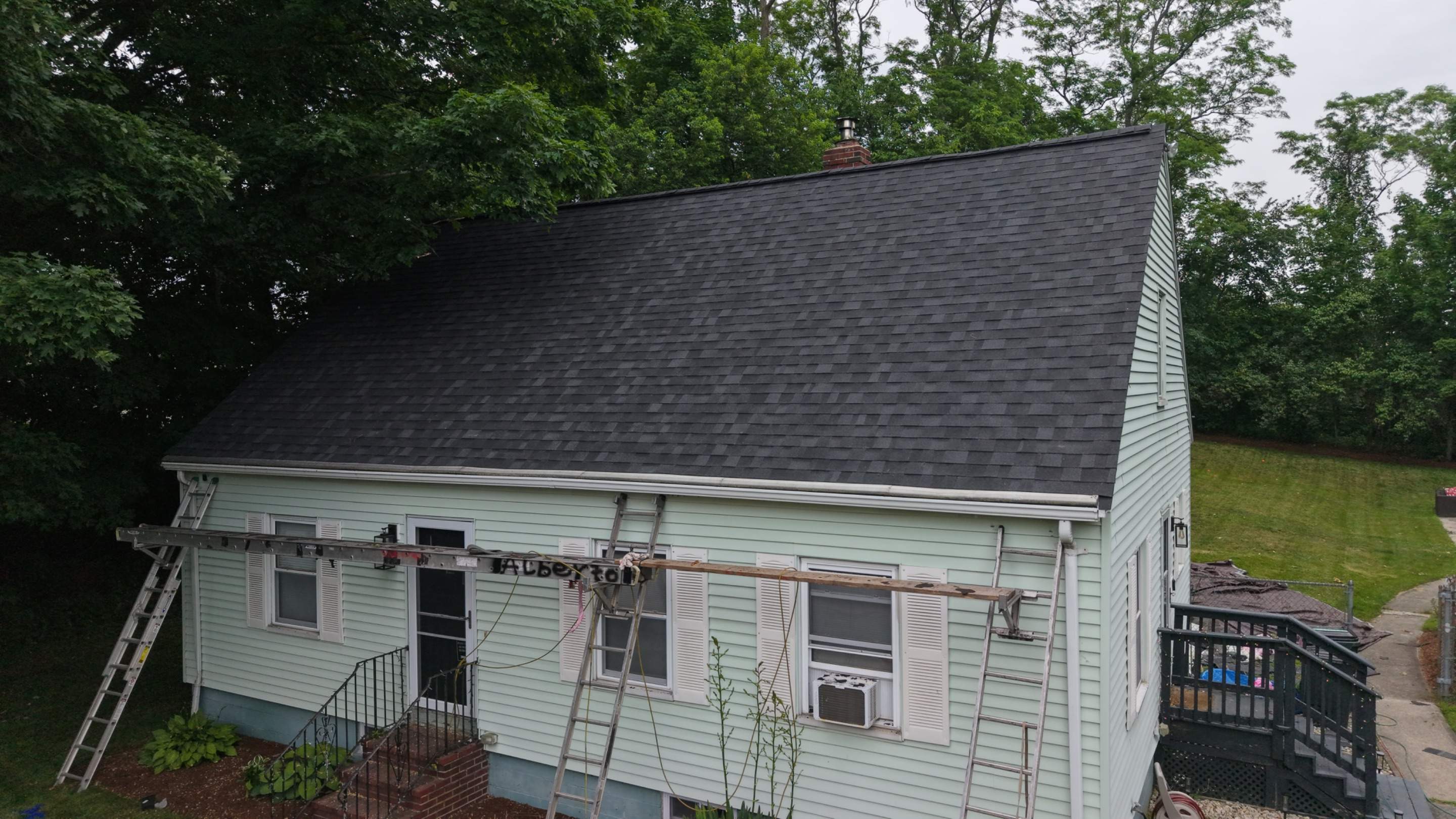 Bold New Look for a Newburyport Home — Full Roof Replacement in Onyx Black by JOHNNYS PRO