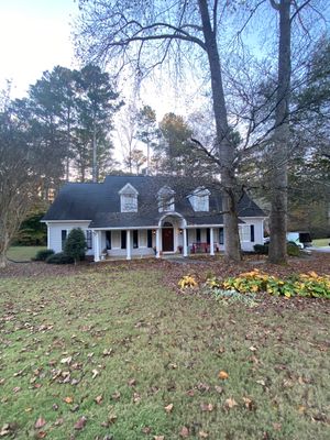Full Exterior Home and Detached Garage Painting in Kennesaw