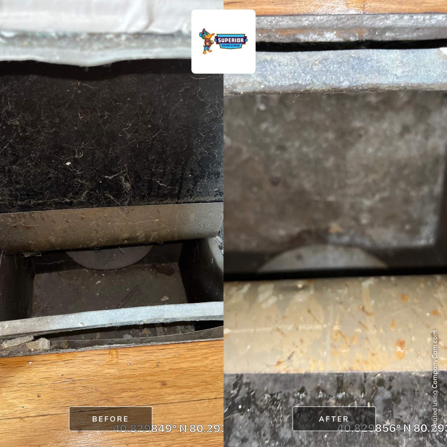 Air Duct Cleaning With a Vacuum Truck in Ellwood City, PA by Superior Air Duct Cleaning