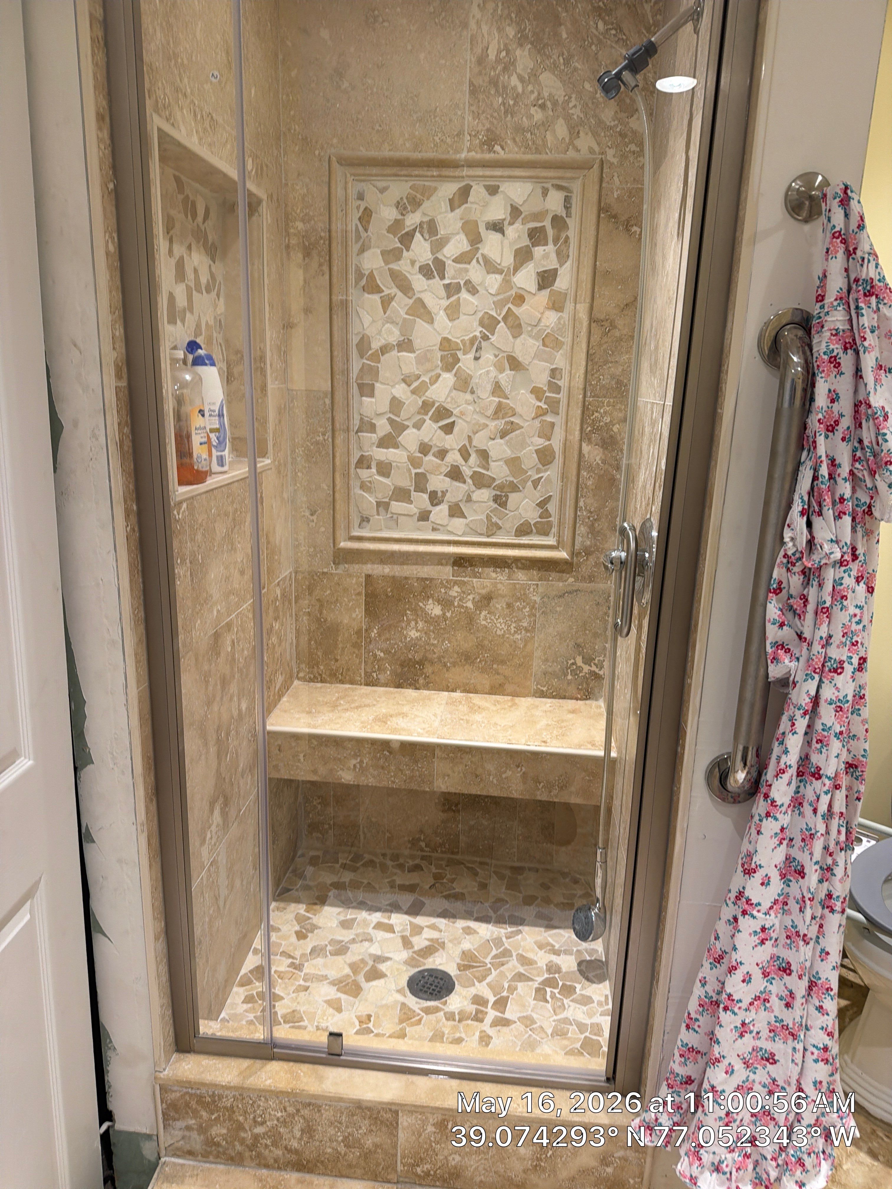 Glass Shower Door Installation - Silver Spring, MD by Remodel Now