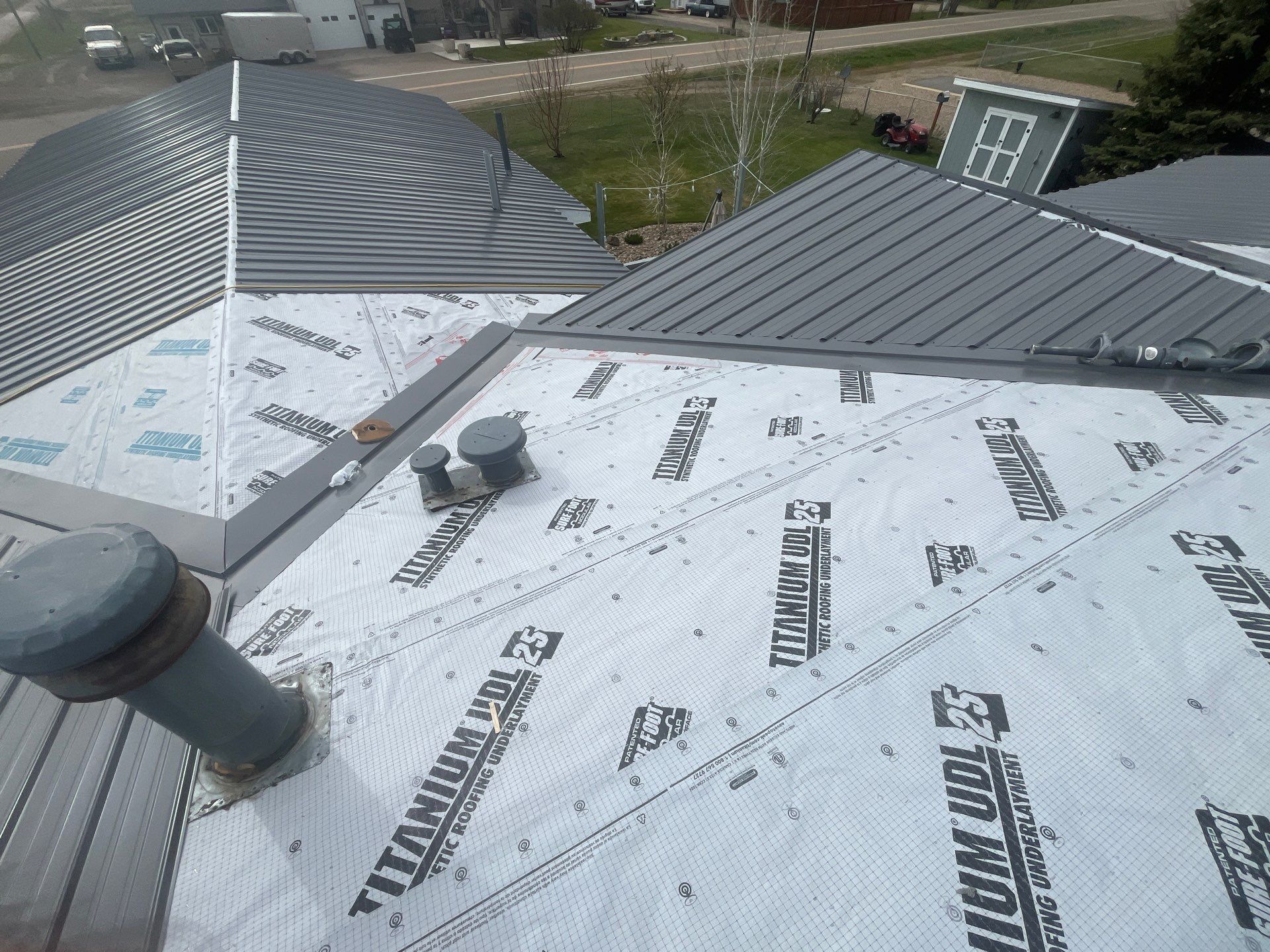 New Metal Roof in Chinook, MT by swagg construction