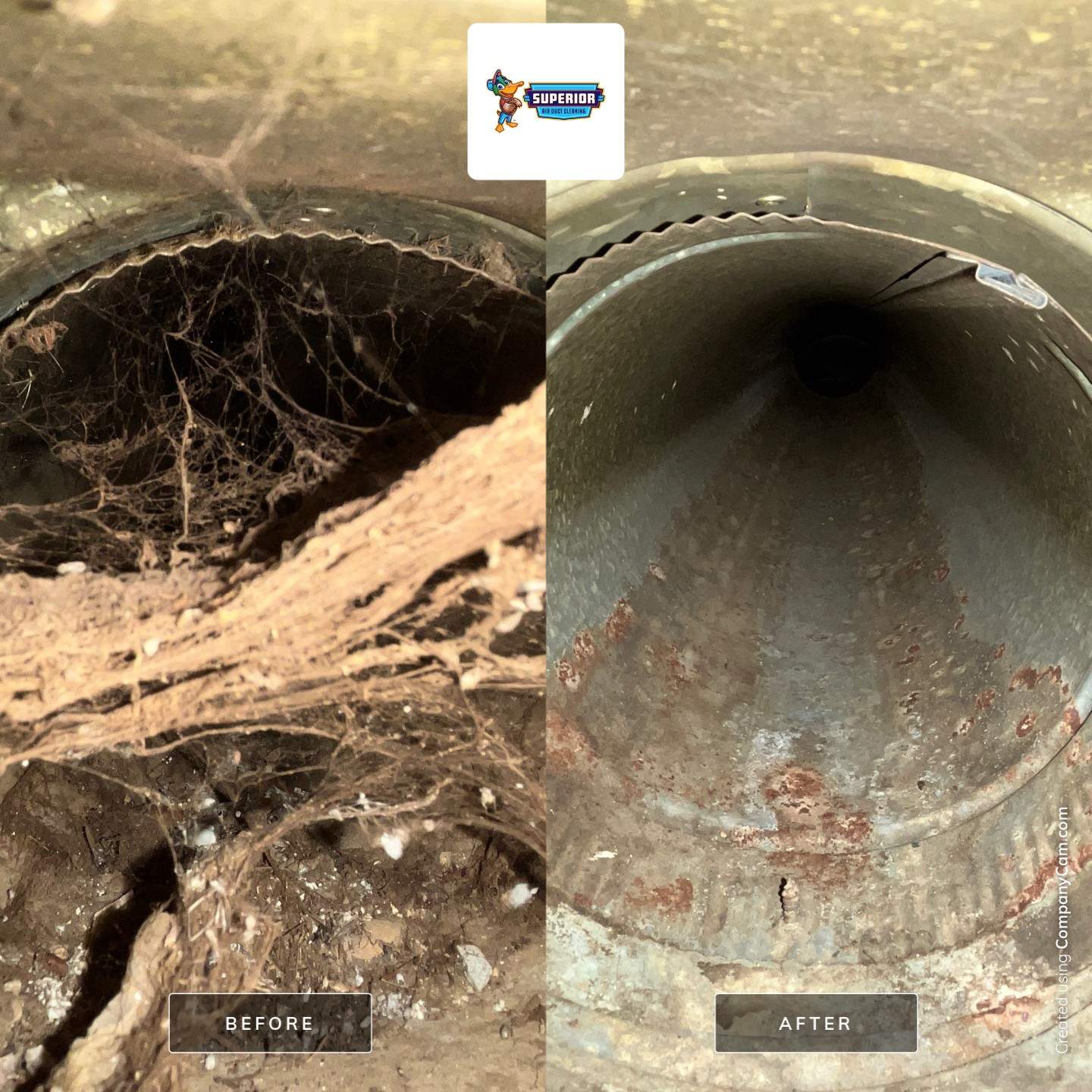 Air Duct Cleaning With a Vacuum Truck in Darlington, PA by Superior Air Duct Cleaning