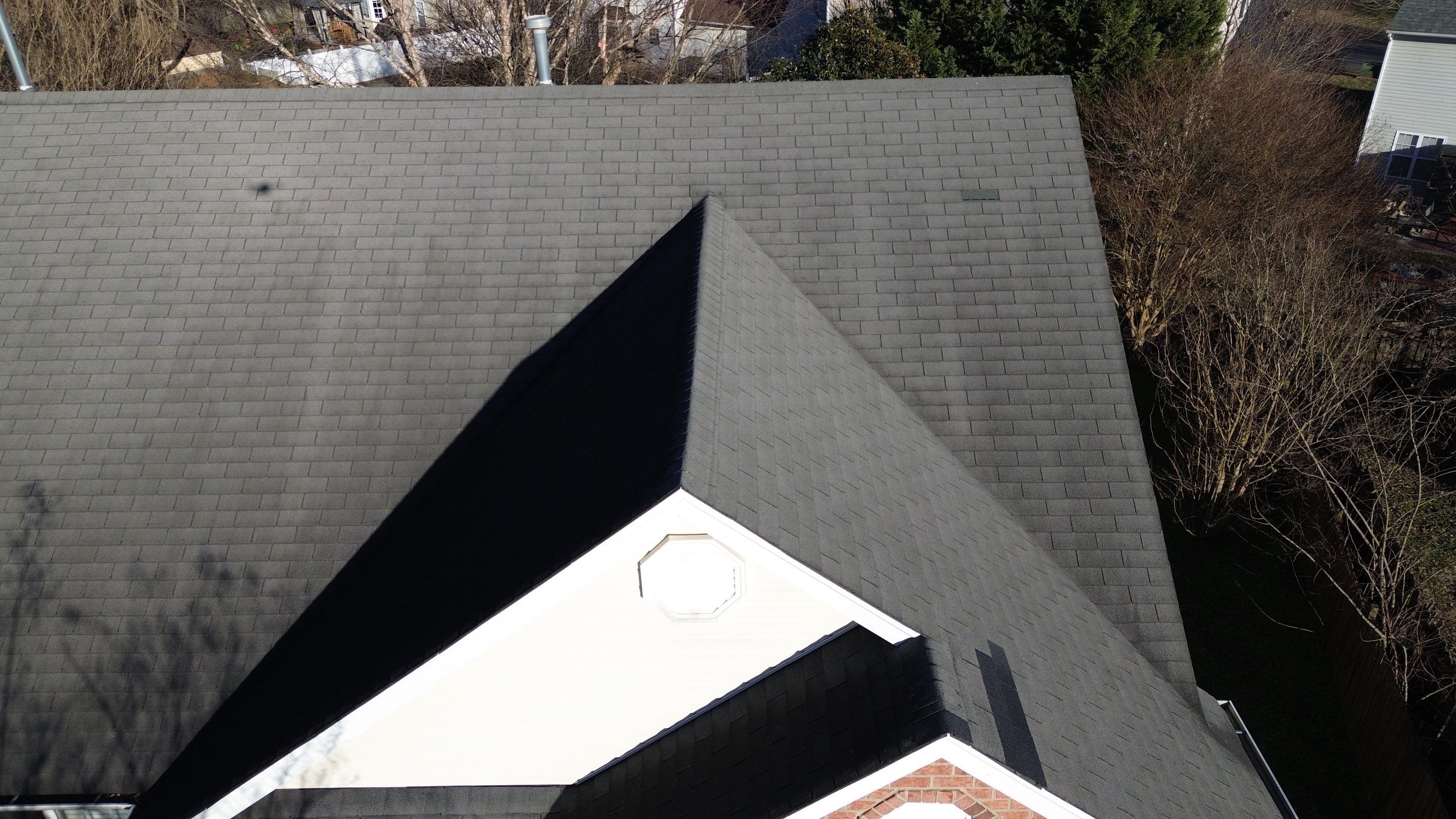 Roof replacement by hail damage by Just Brilliant Restoration JBR