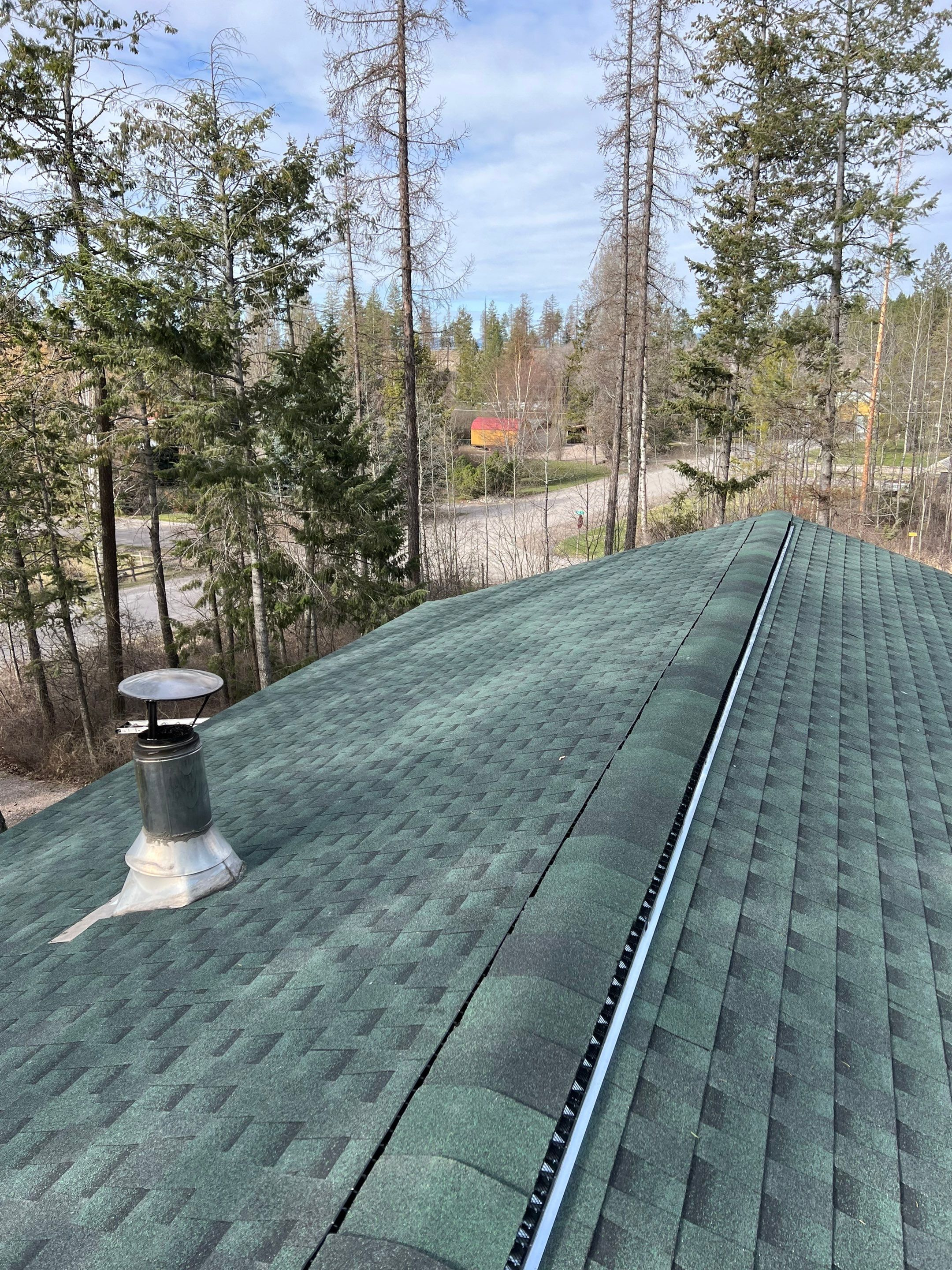 GAF Timberline HDZ - Hunter Green by Montana Roofing Solutions