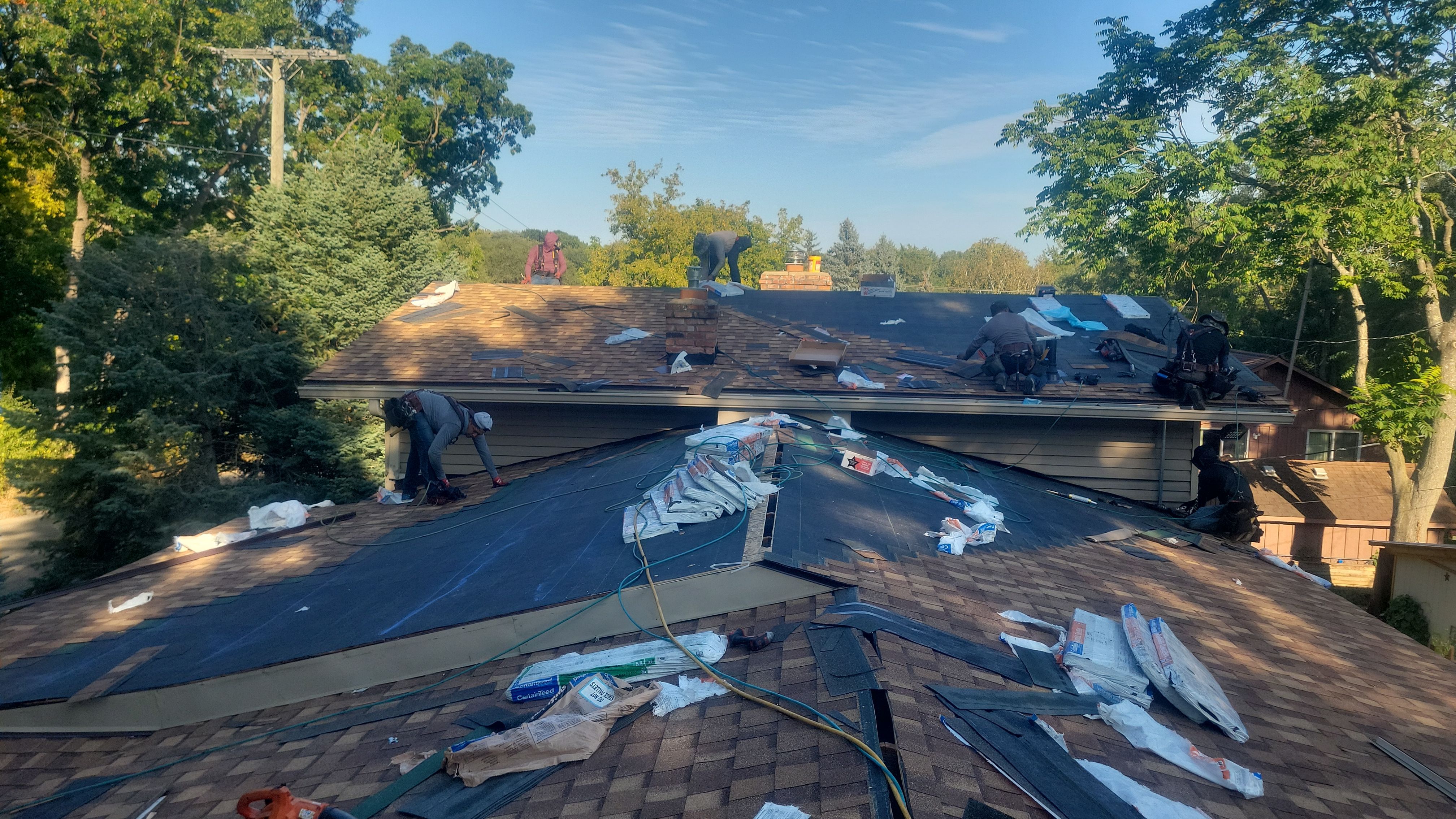 Roof Replacement using CertainTeed Landmark by 180 Contractors