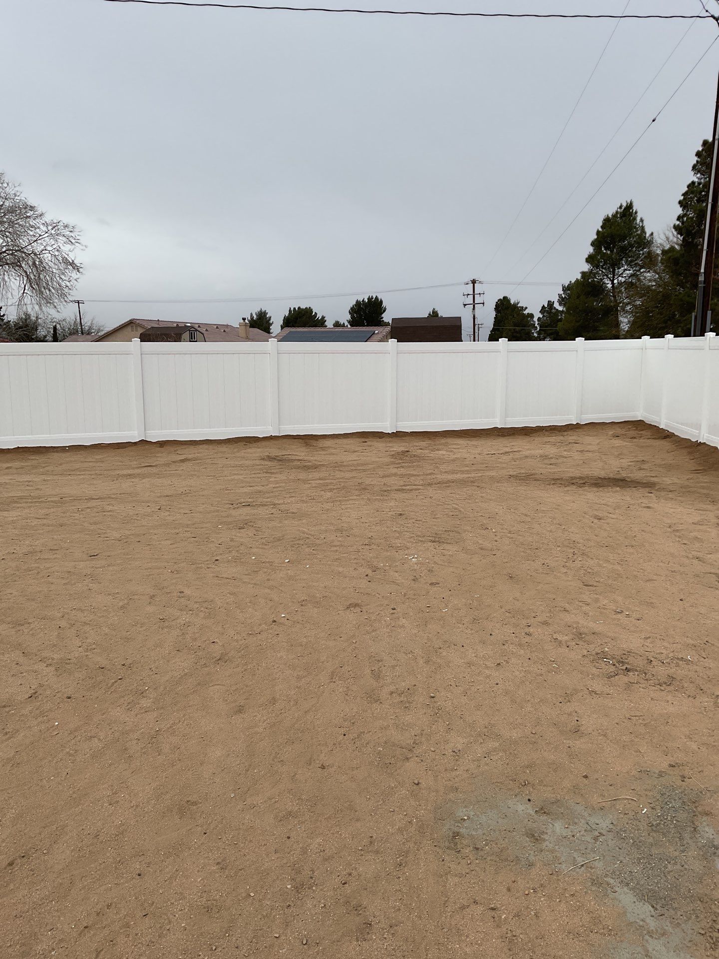 Fence Installation using Vinyl by Fence Guys Inc. 