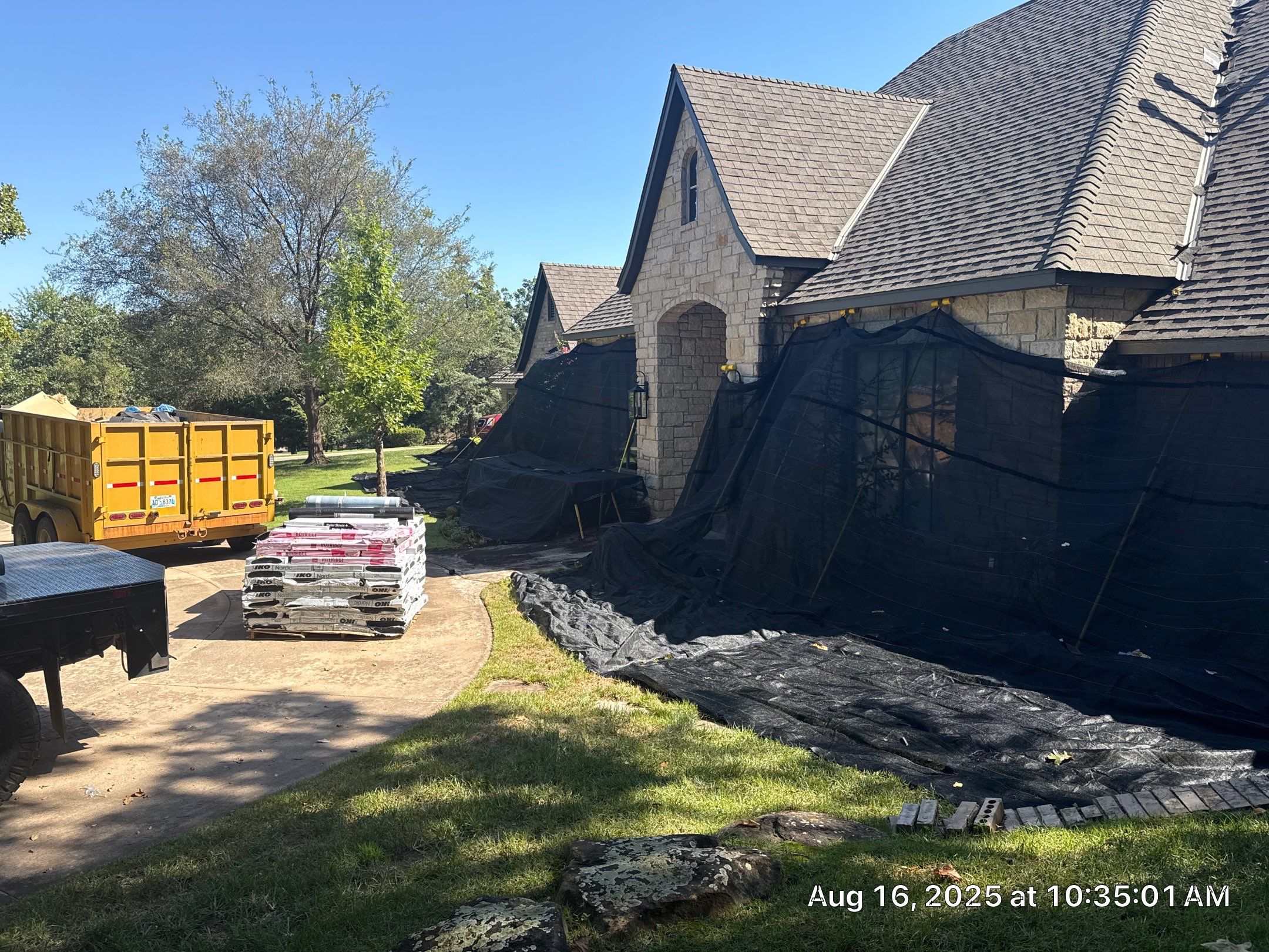 Residential Roofing Installation using IKO by Castillo Roofing