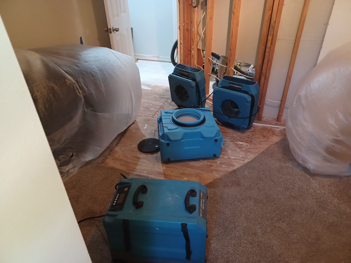 Project in West Bloomfield by EzDry Water Mitigation & Property Restoration