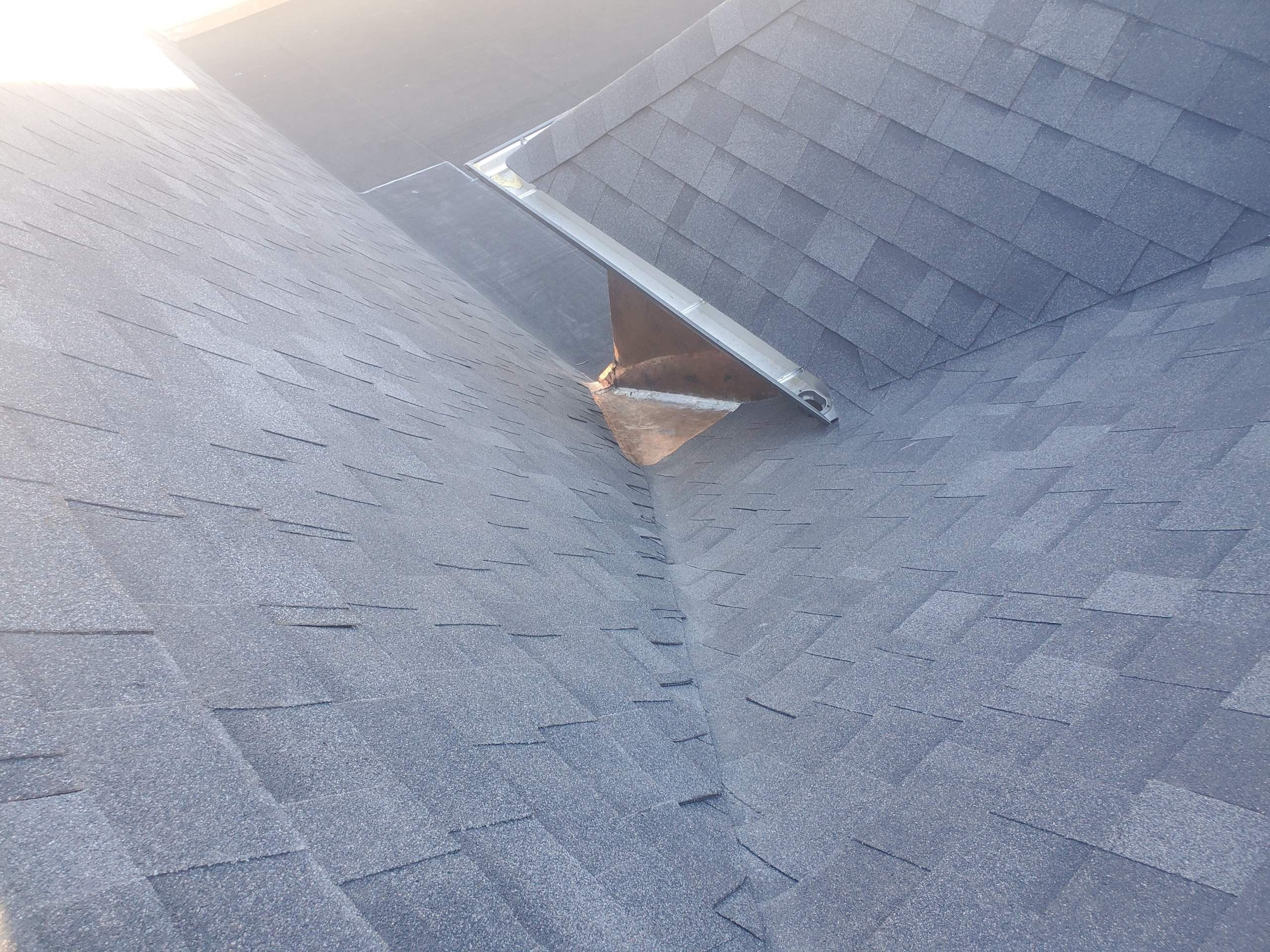 Architectural Shingle Roof Repair and Custom Copper Flashing in Germantown by Revival Roofing Services
