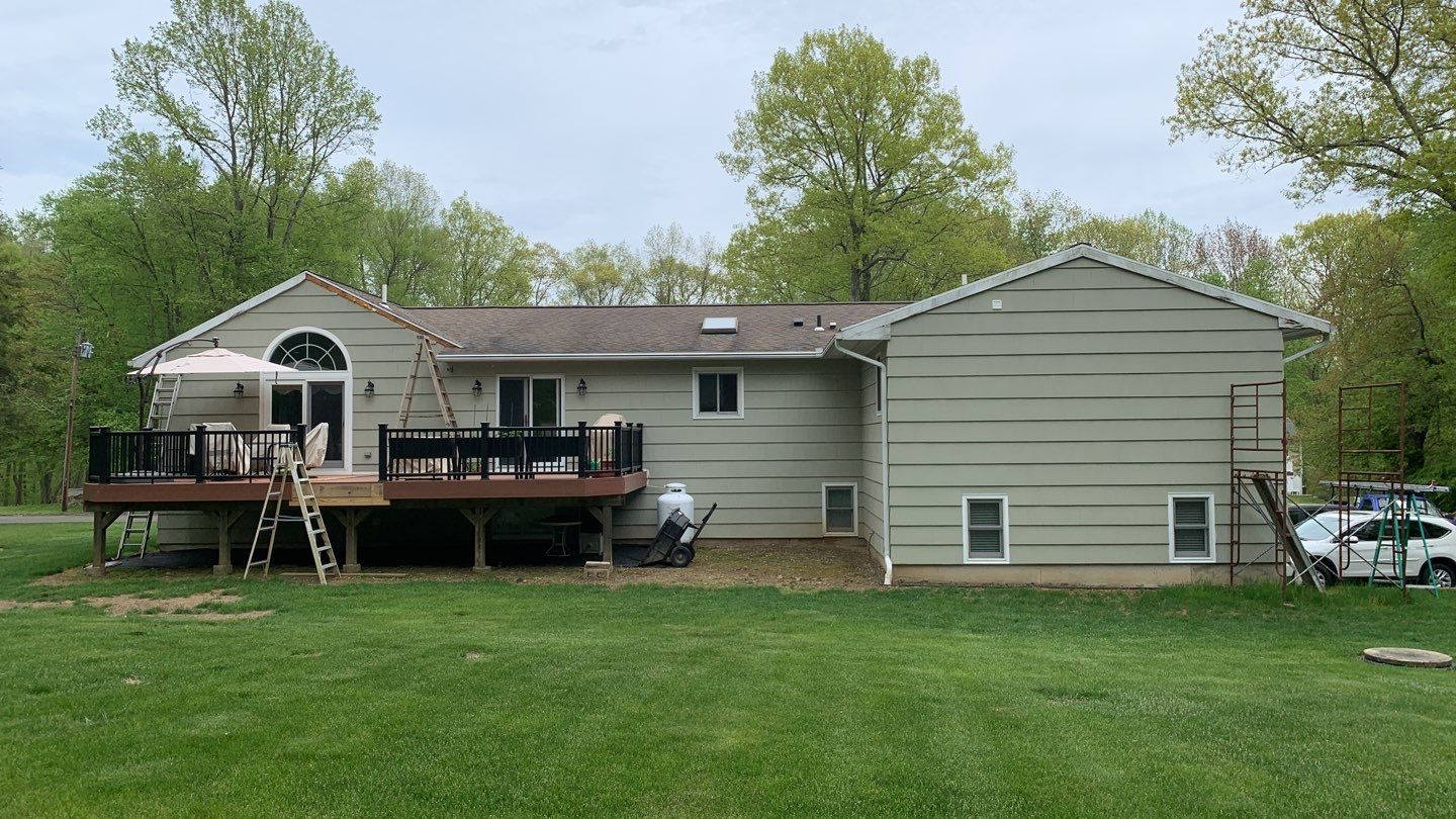 New Roofing, Siding front door by A Plus Exterior