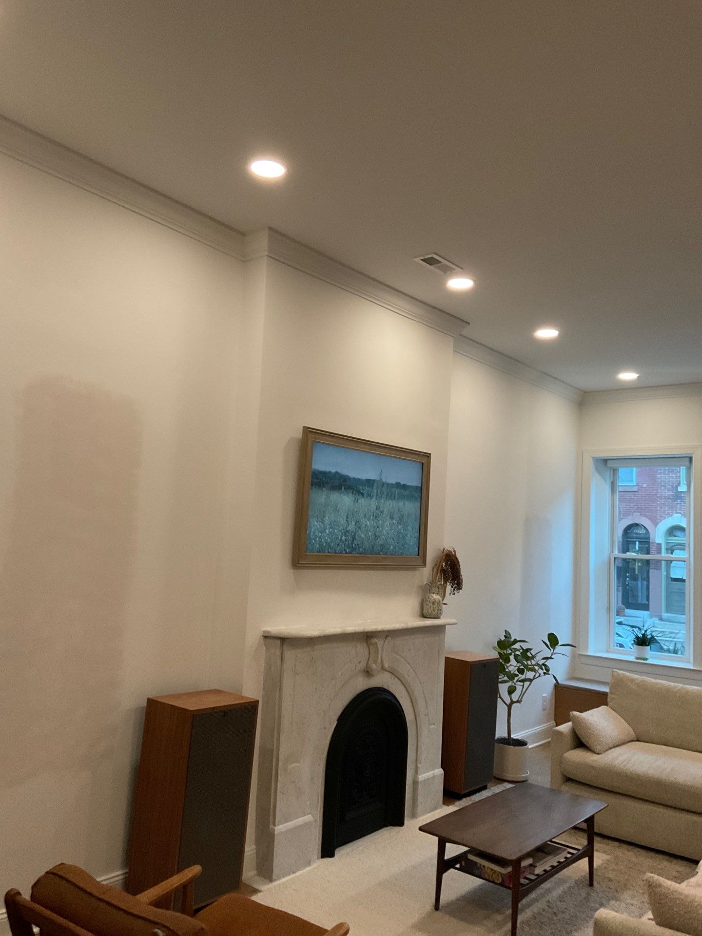 Light Filled Living Spaces and Stairwell Refresh by Groovy Hues