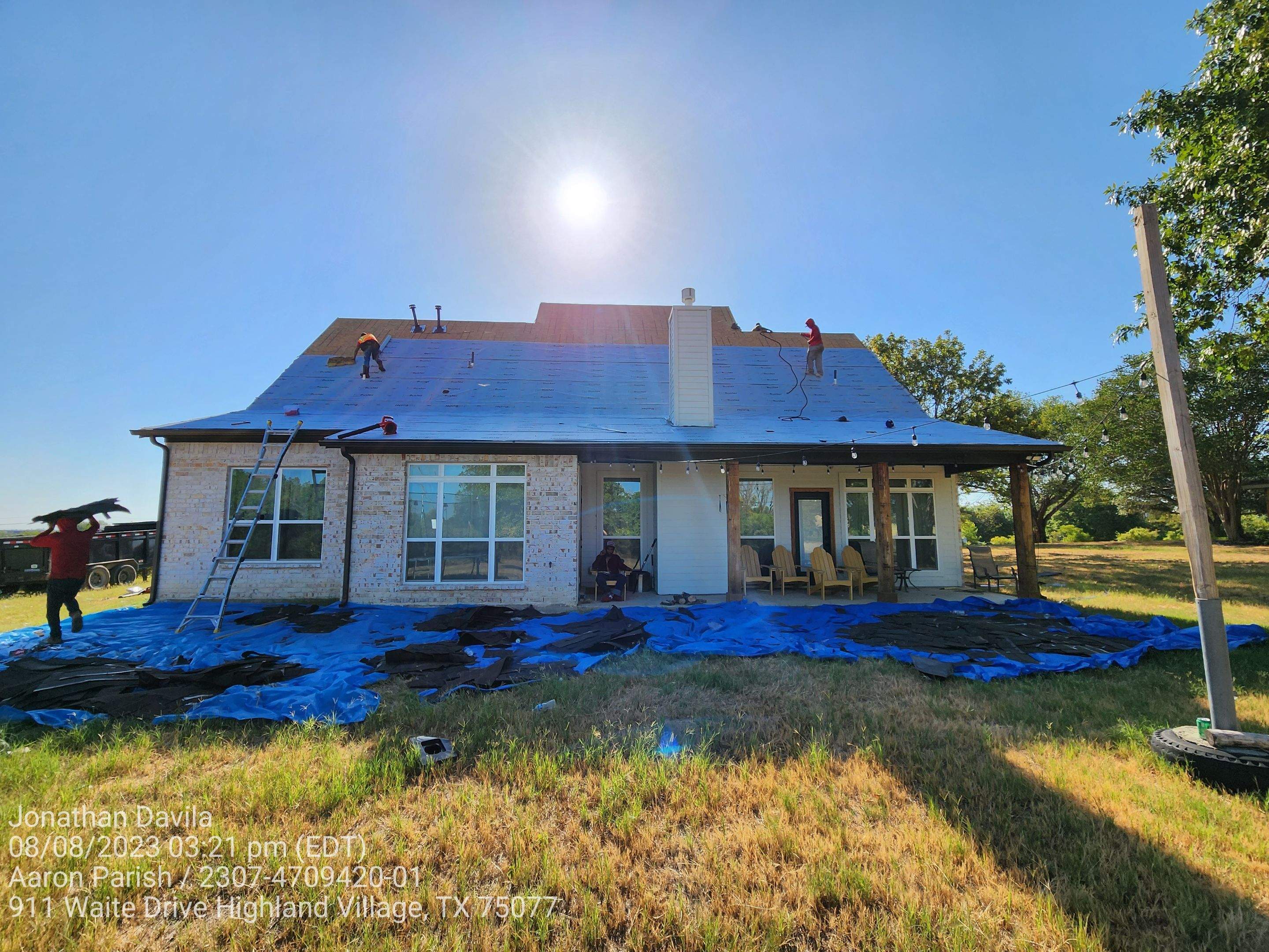 Project in Highland Village by Zeus Exteriors