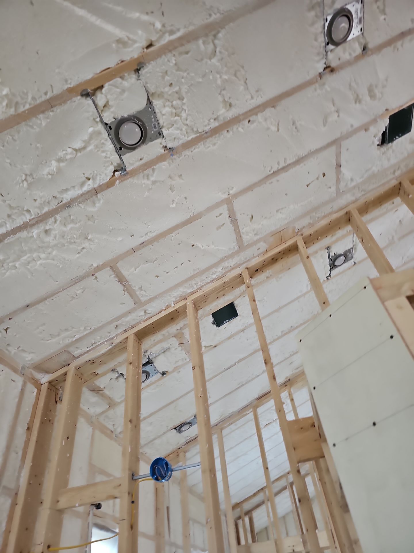 Spray Foam Insulation using open cell spray foam by NYS Foam & Energy