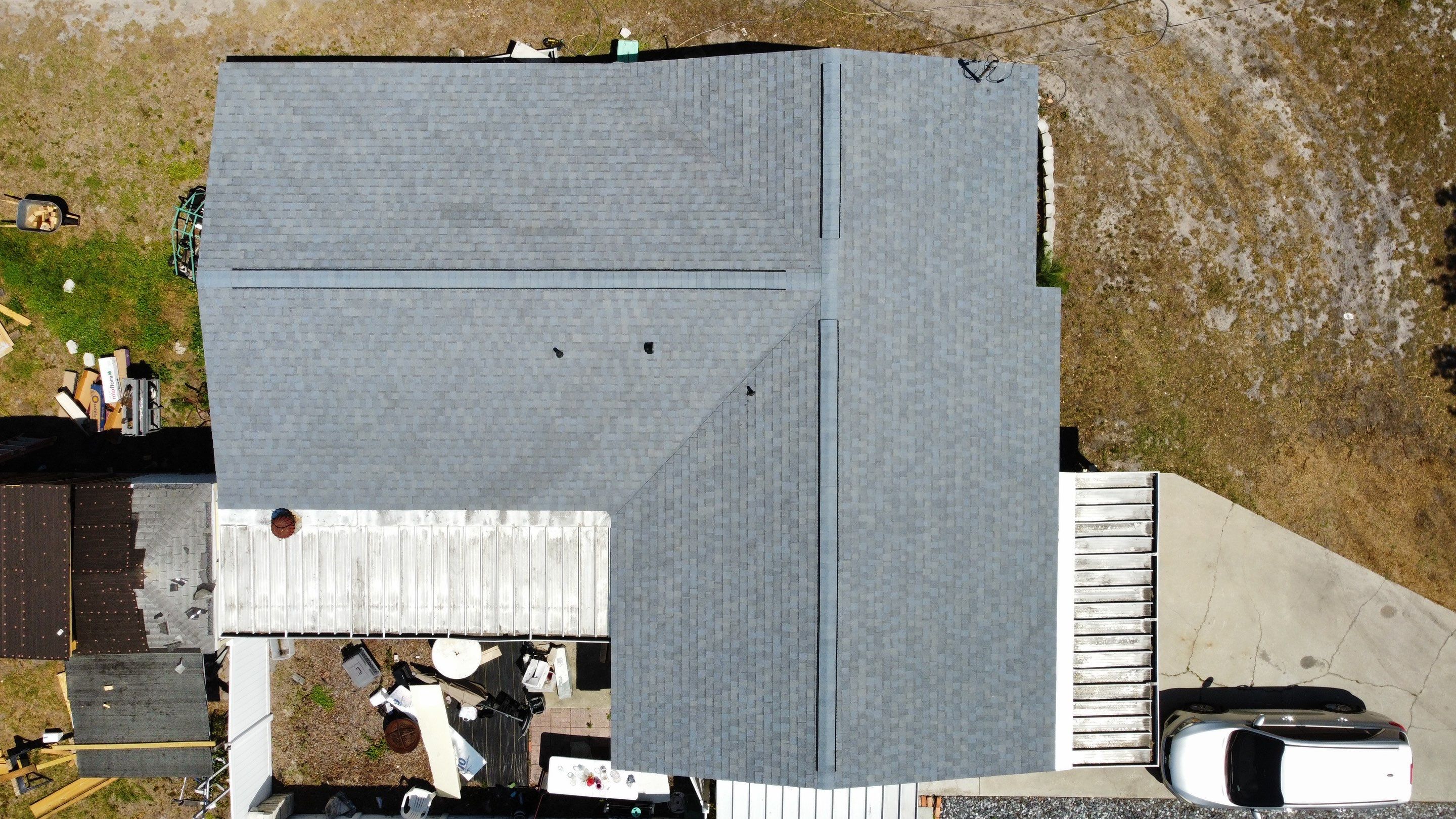 Roof replacement in Gibsonton, FL. by Steadfast Roofing